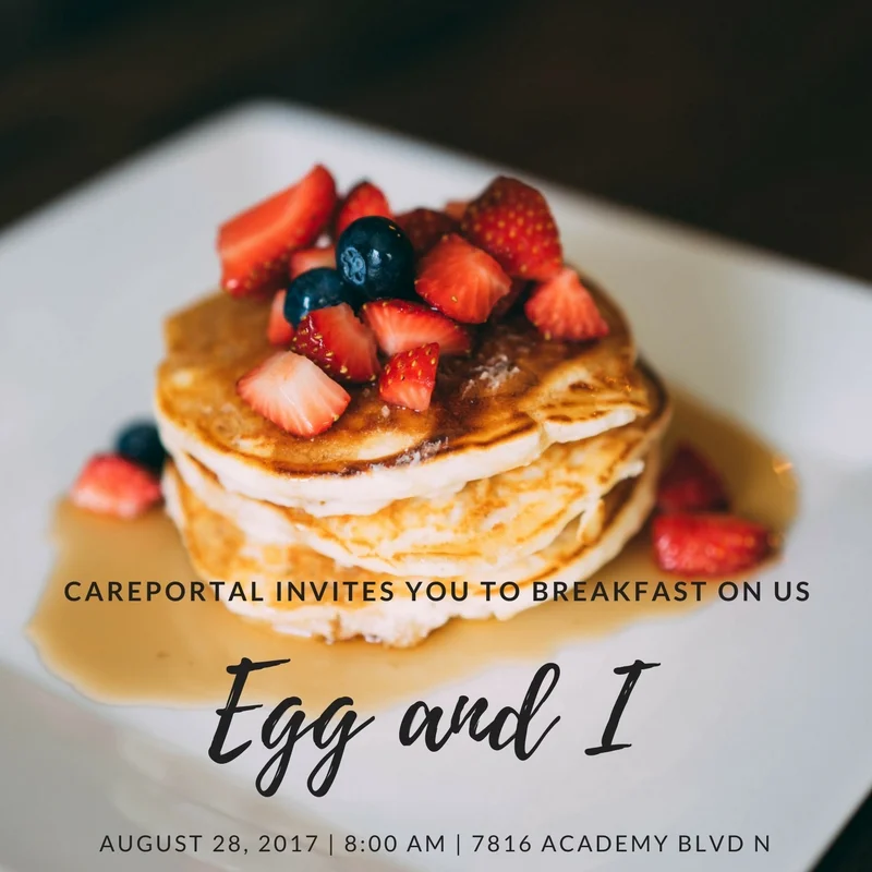 You deserve a break today so let us treat you to a great breakfast at The Egg & I and encouraging words from Adrien Lewis, the Executive Director of CarePortal. This is Adrien's first visit with us in Colorado so please consider attending and bringing another church with you! RSVP For Your Spot Here! 