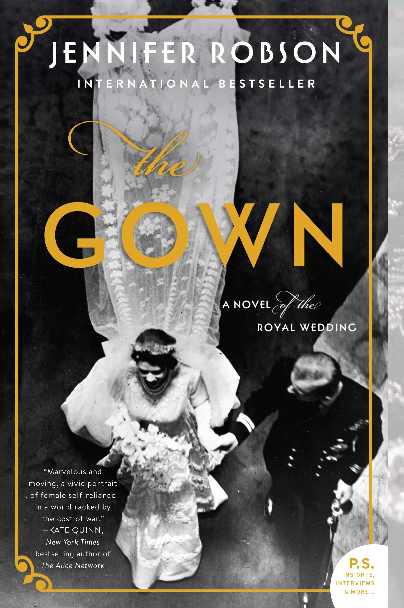 Sunday, December 1 “For fans of “The Crown,” looking for history served up as intimate drama, and those seeking another angle on royal lives, “The Gown” seems likely to dazzle and delight." – The Washington Post With The Gown , Jennifer Robson takes us inside the workrooms where one of the most famous wedding gowns in history was created. Balancing behind-the-scenes details with a sweeping portrait of a society left reeling by the calamitous costs of victory, she introduces readers to three unforgettable heroines, their points of view alternating and intersecting throughout its pages, whose lives are woven together by the pain of survival, the bonds of friendship, and the redemptive power of love.