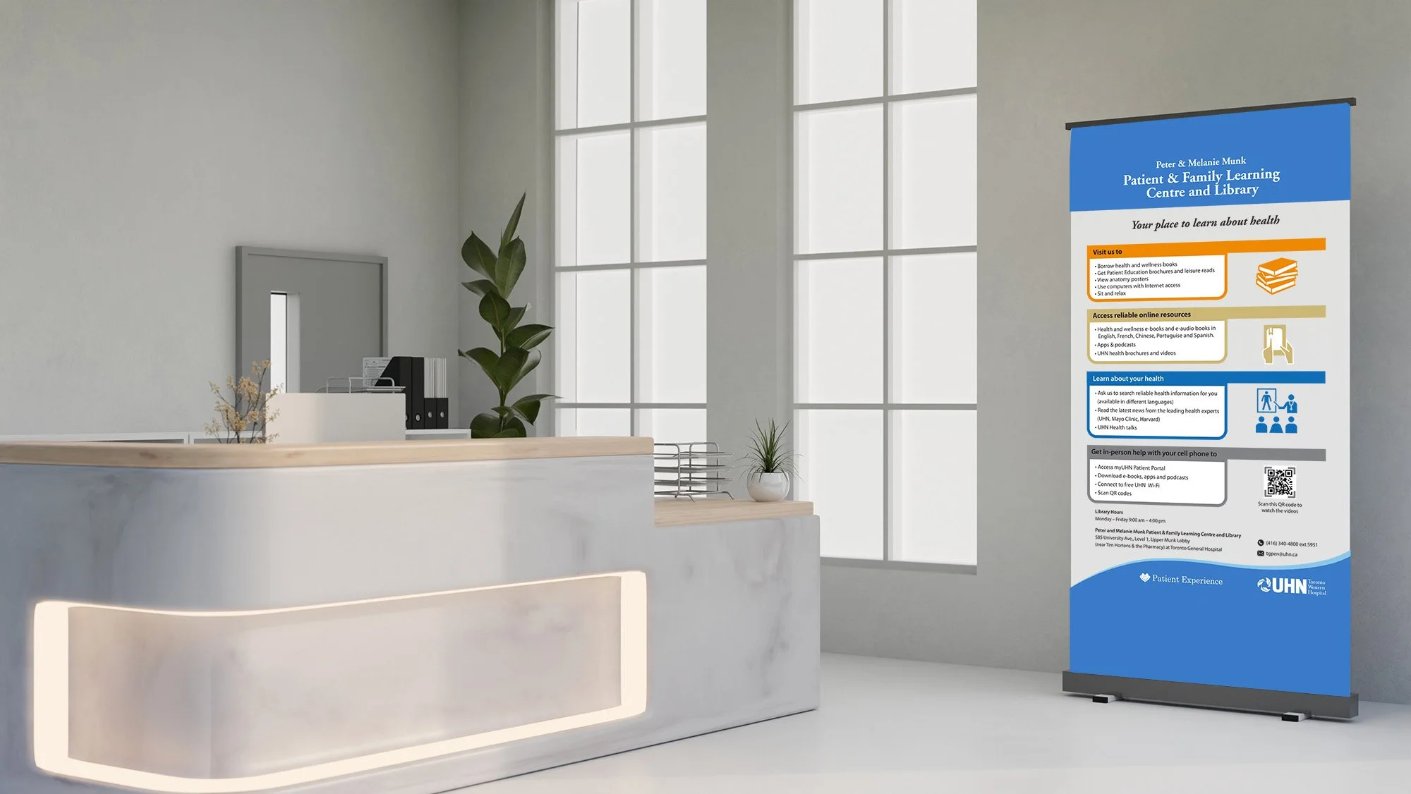 UHN - Library poster design