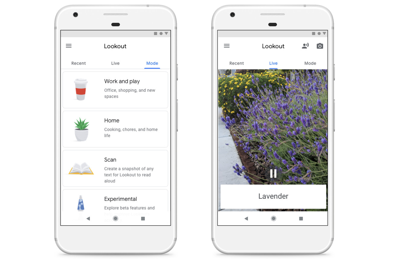 Chapter 5 Figure 65: Google’s Lookout App. Source: Google