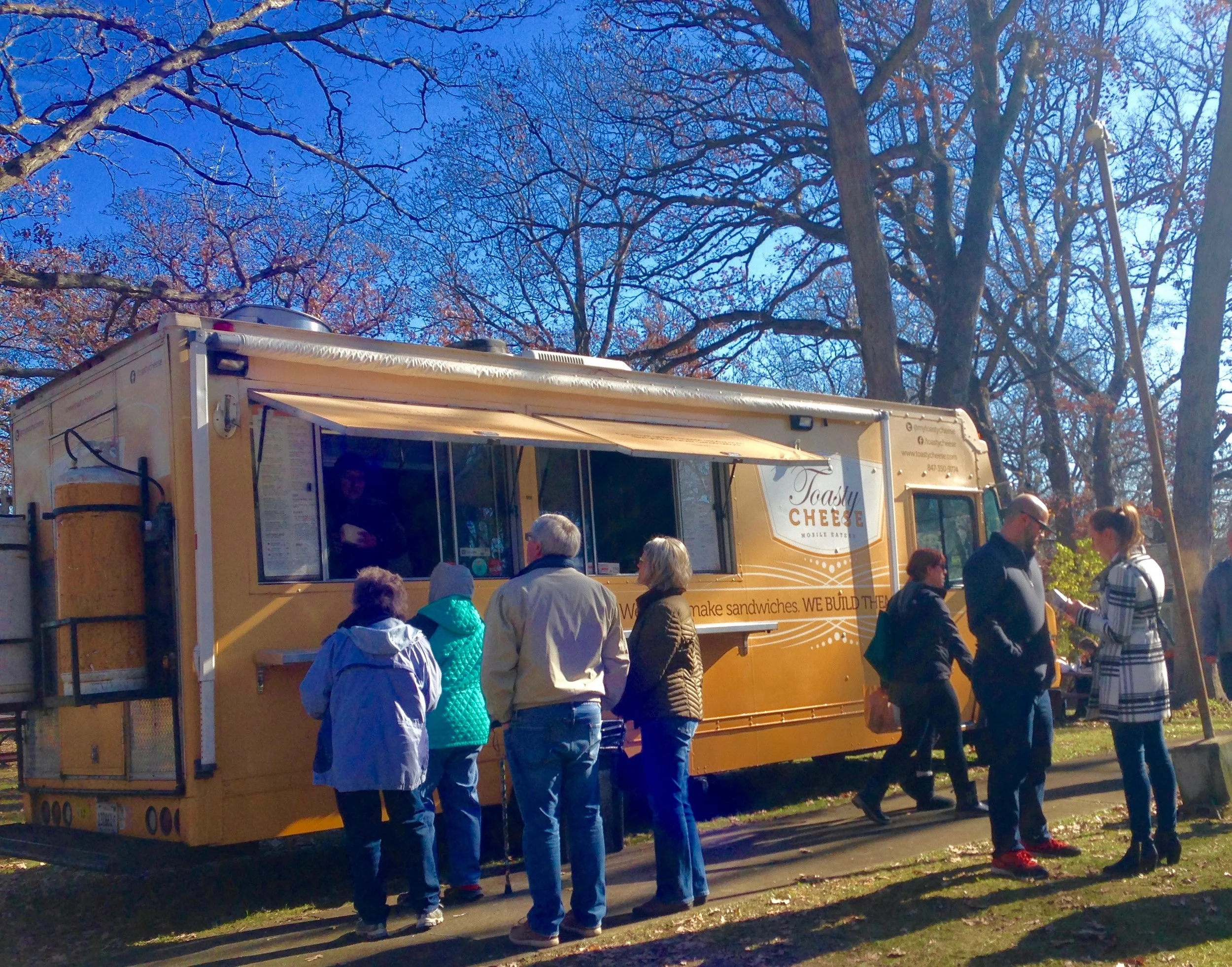 Toasty Cheese and Best Truckin’ BBQ will be serving lunch both days.