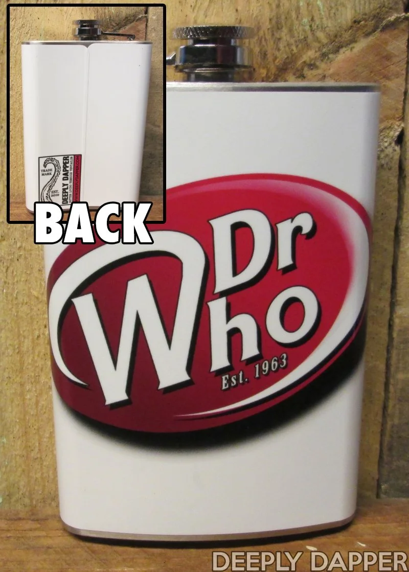 Dr Who - Dr Pepper Logo Flask