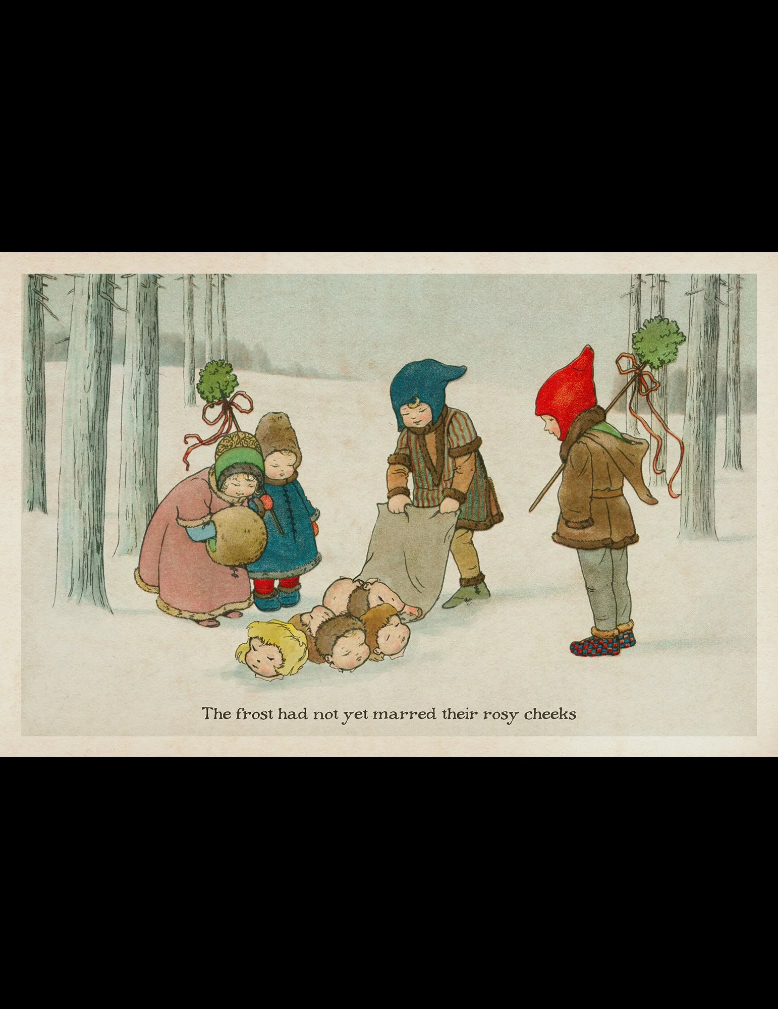 The Headhunters | holiday horror greeting card