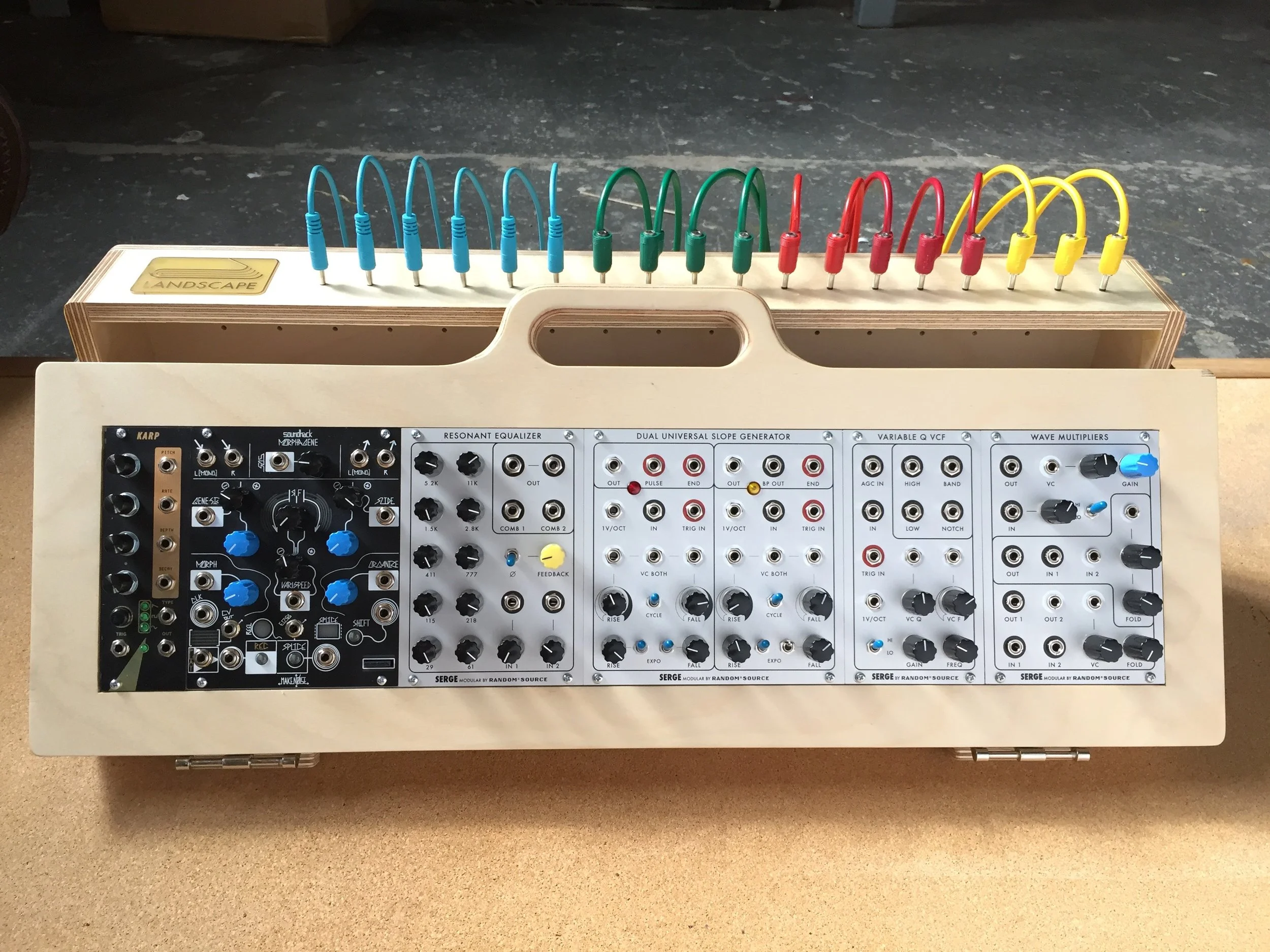 3U patch cable organization