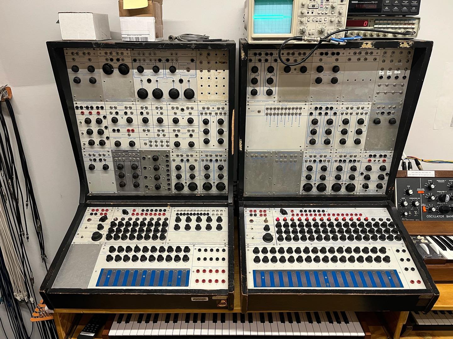 Had the pleasure of giving a talk to students of Steve Litt&rsquo;s class at the Music Technology program at NYU Steinhardt. Now here&rsquo;s some antiquated junk i found there.