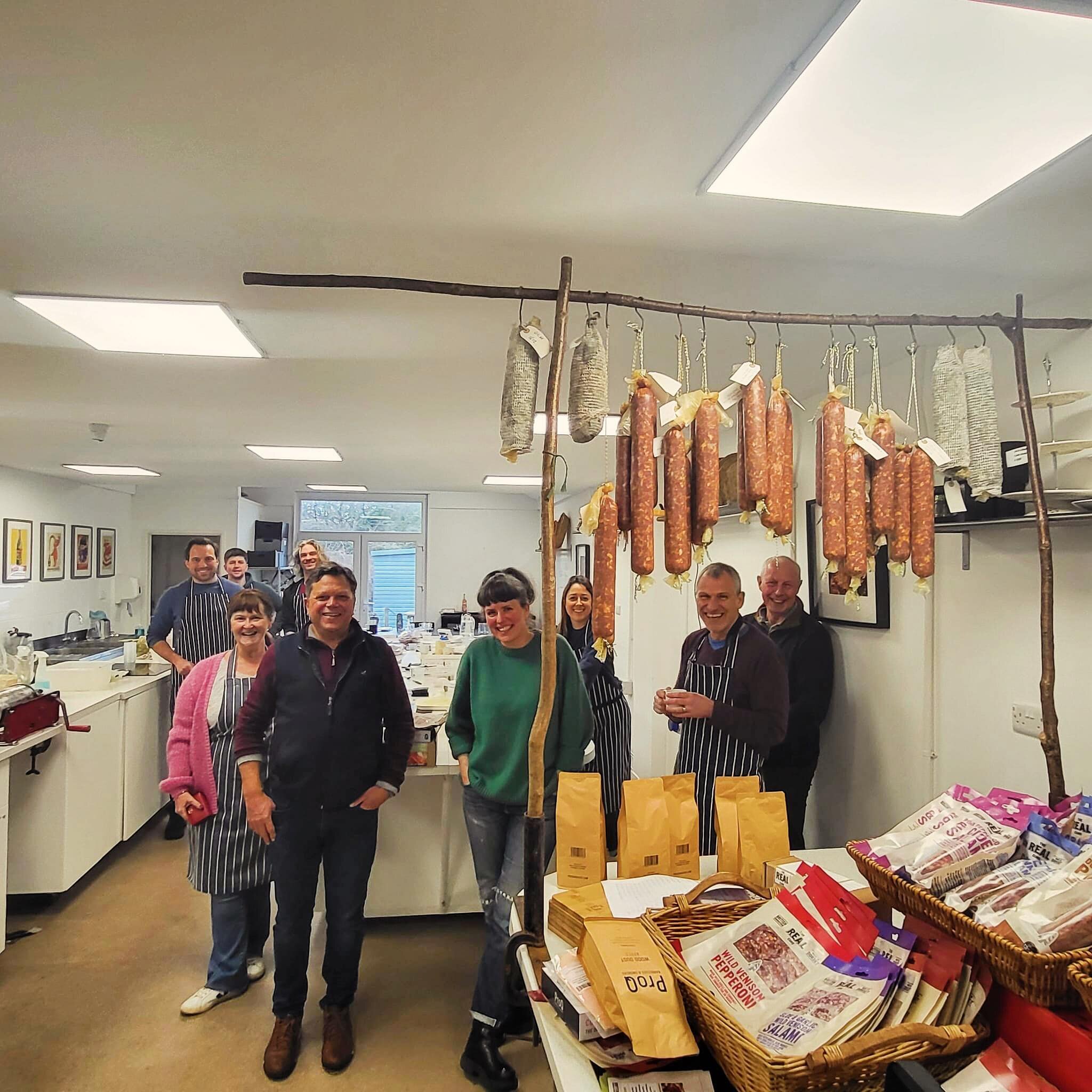 Another brilliant weekend hosting our hands-on charcuterie courses. Wonderful groups of cured meat enthusiasts, thanks to all who booked. Spring courses now sold out other than a few spaces on the 21st April. Visit our website to book your place.