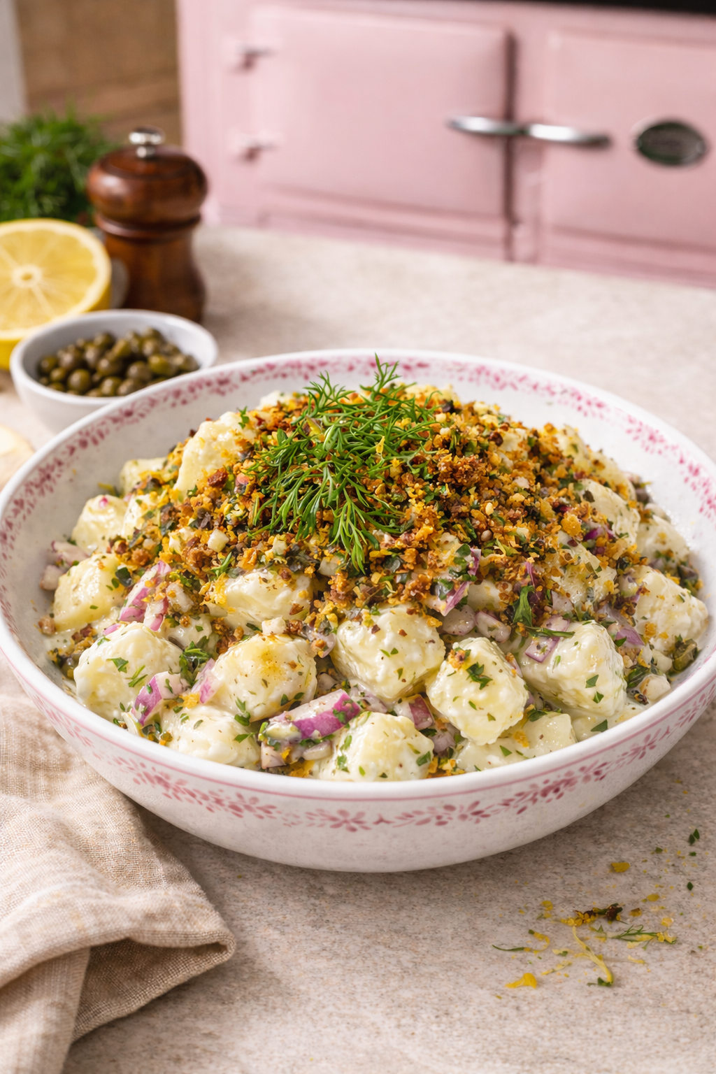 Recipe: Potato Salad with Fennel Salami Pangrattato 
