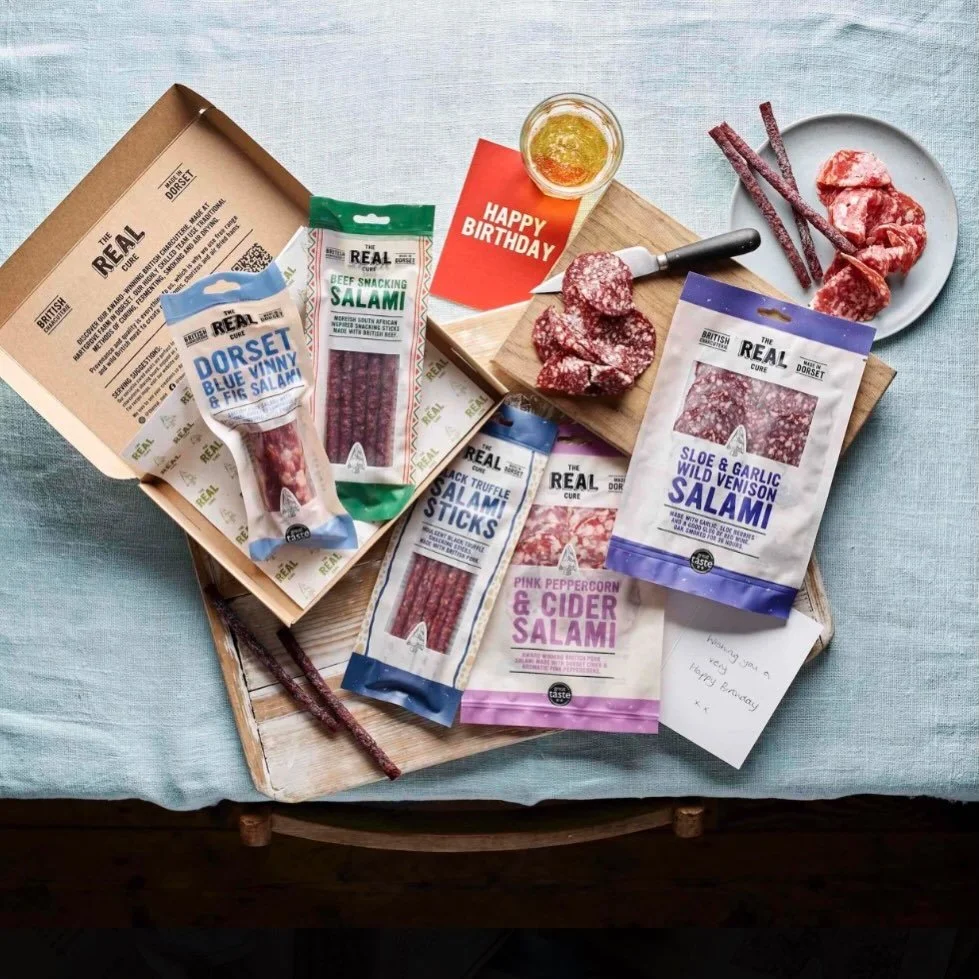The perfect way to say &lsquo;Happy Birthday&rsquo;. Check out our Happy Birthday Charcuterie Letterbox Hamper. Available to pre-order for any up-coming birthdays.