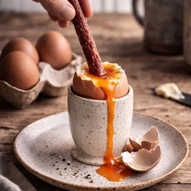 Happy Easter everyone 🥚 a little twist on egg and soldiers thanks to our snacking salami.