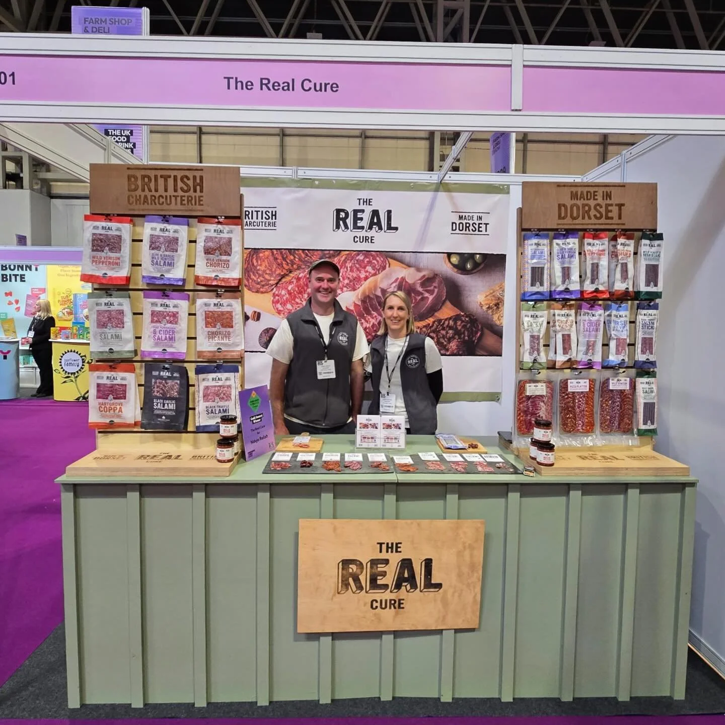 If you are visiting or exhibiting @farmshop_deli be sure to stop by stand Y201 and say hi to James and Laura. The perfect chance to taste some of our range.