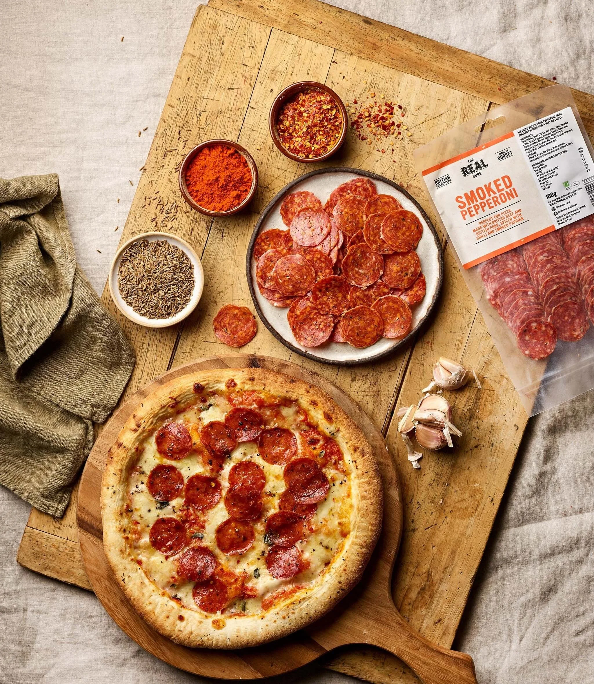 Half term holidays mean pizza making with the family. Our Smoked Pepperoni is a real hit with the kids. Lots of flavour without too much heat 🌶️ 🍕