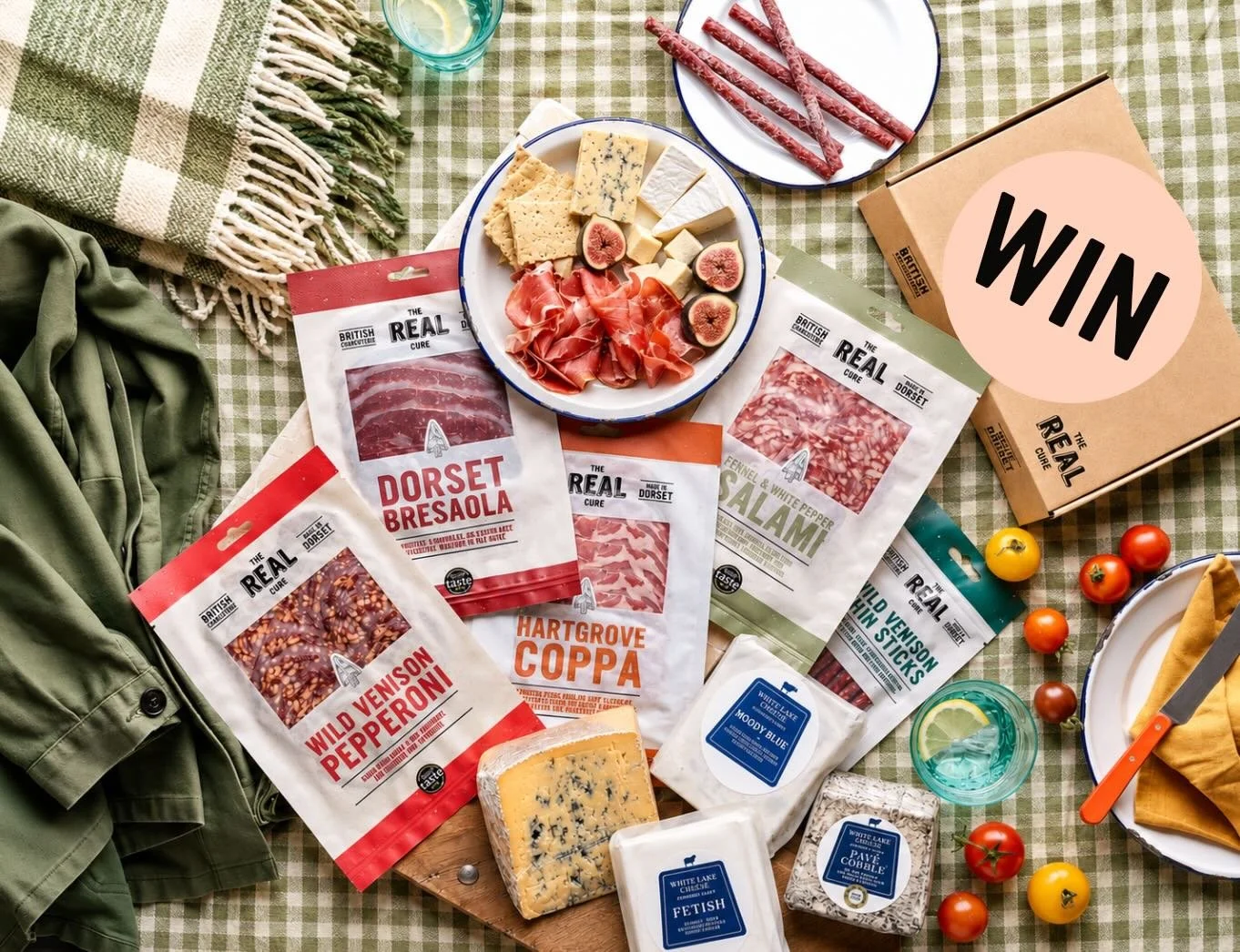 🌟 WIN 🌟 We have teamed up with the sensational artisan cheese makers White Lake Cheese, just a hop and a jump away from us at Bagborough Farm in Somerset, to bring you a giveaway bundle of some of the South West&rsquo;s finest produce. 

Up for gra