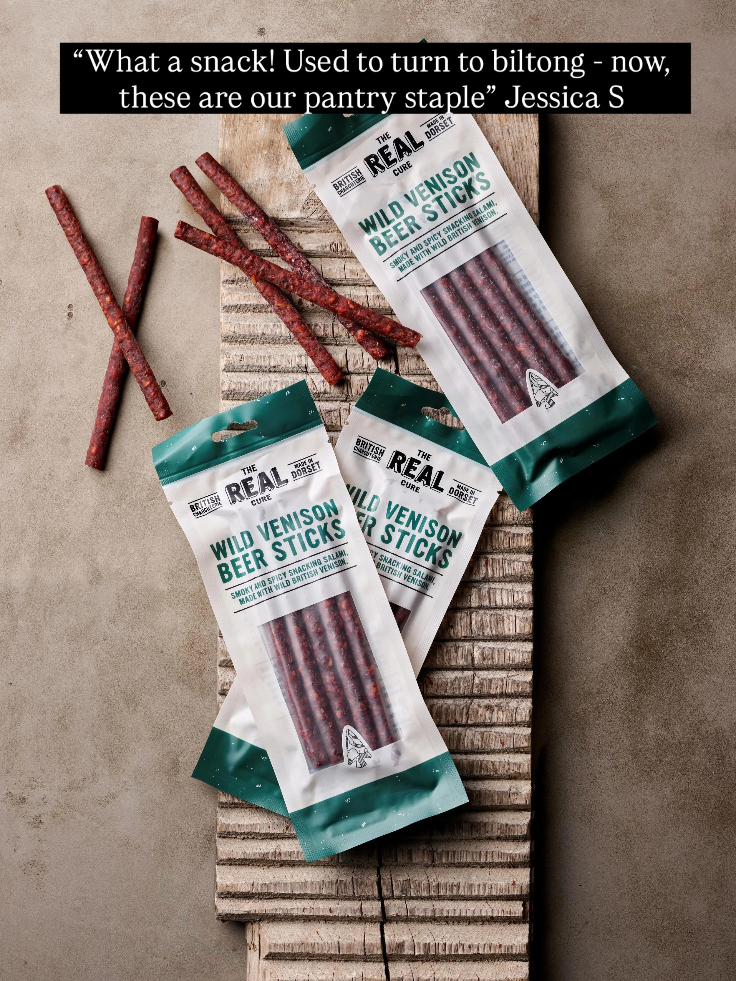 Wild Venison Snacking Salami Bundle &ldquo;What a snack! Used to turn to biltong - now, these are our pantry staple. Bought some for a friend, kept the rest for ourselves! Excellent, thank you&rdquo; Jessica S