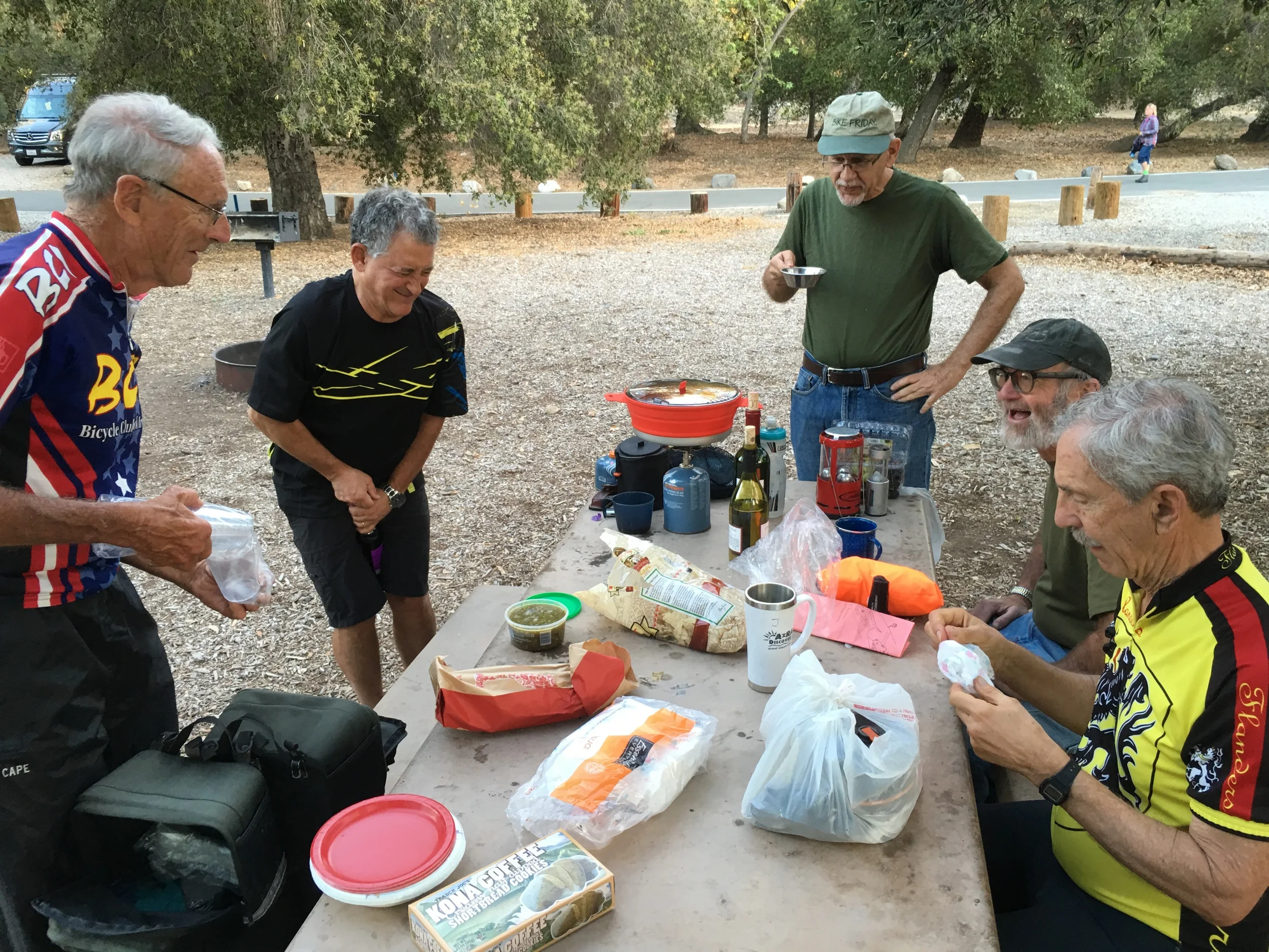Sharing good times & cooking outdoors!
