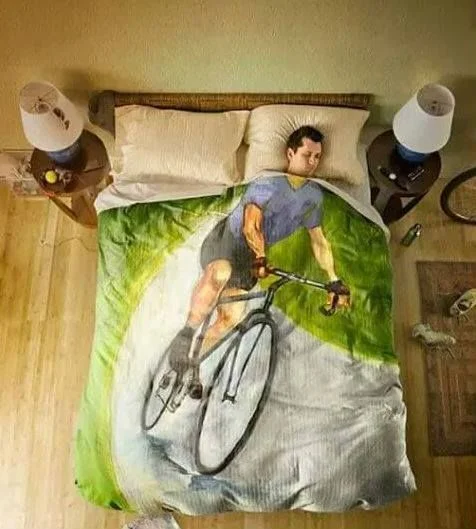 You can sleep in & dream a bit more of riding...