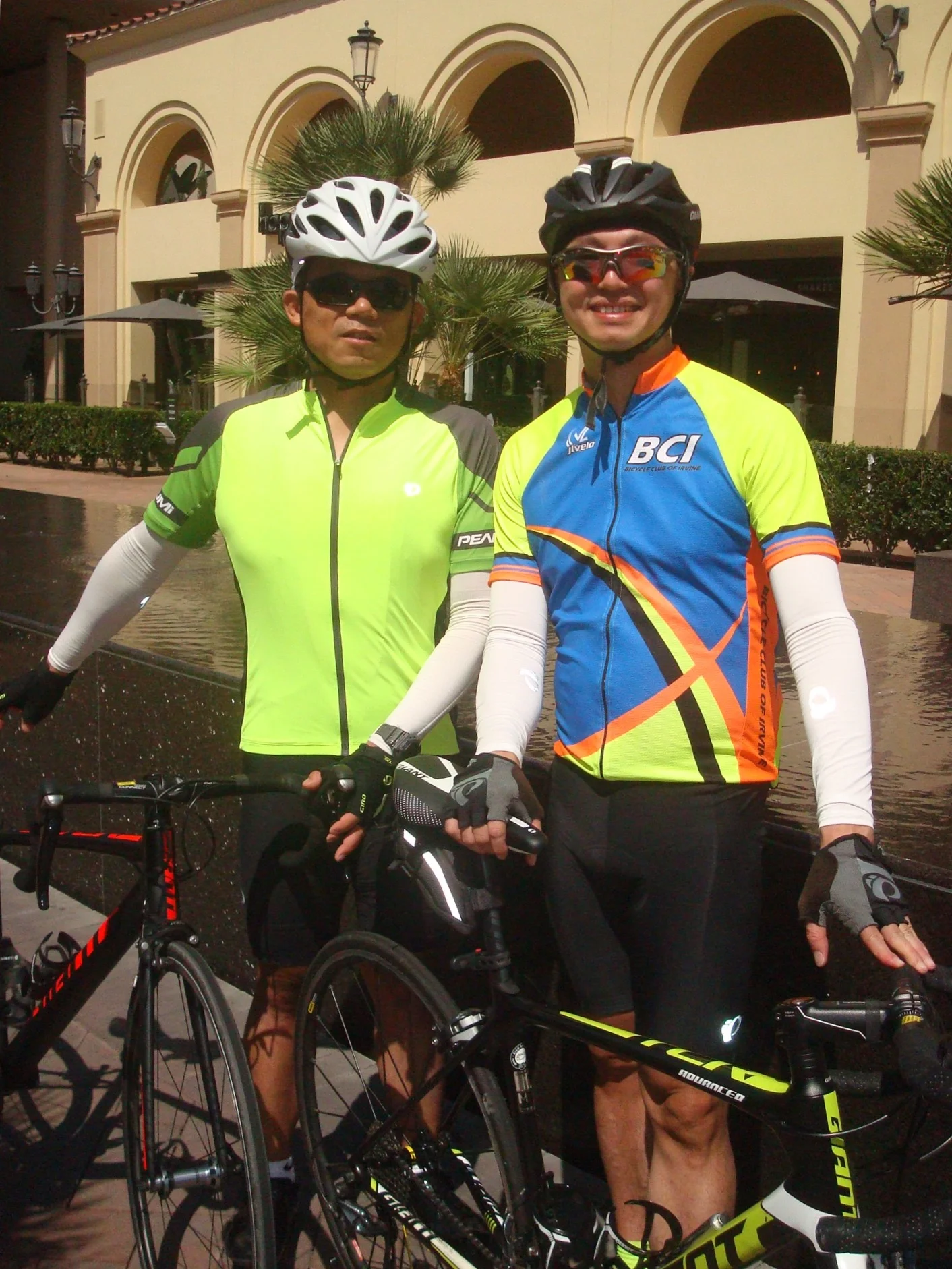Nic & Dino at regroup of July's Second Sunday Sufferfest