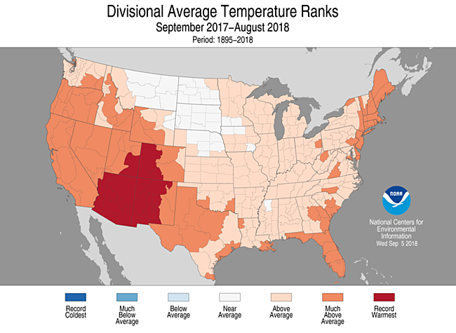 2018 was another new record & 2019 looks to be even warmer !