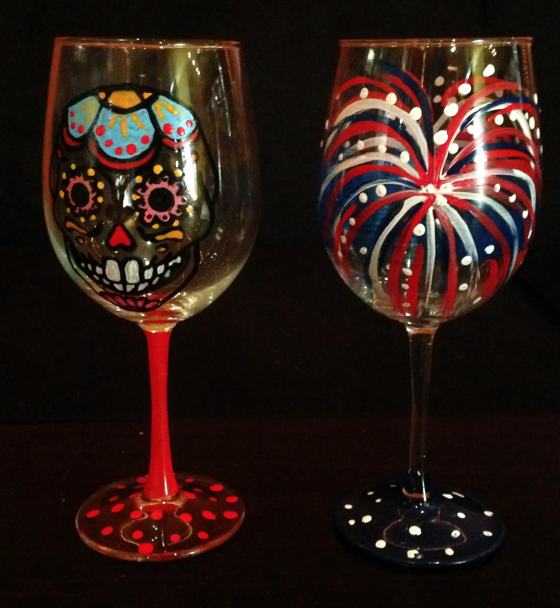 Wine & Paint a Pair (or more) of Wine Glasses