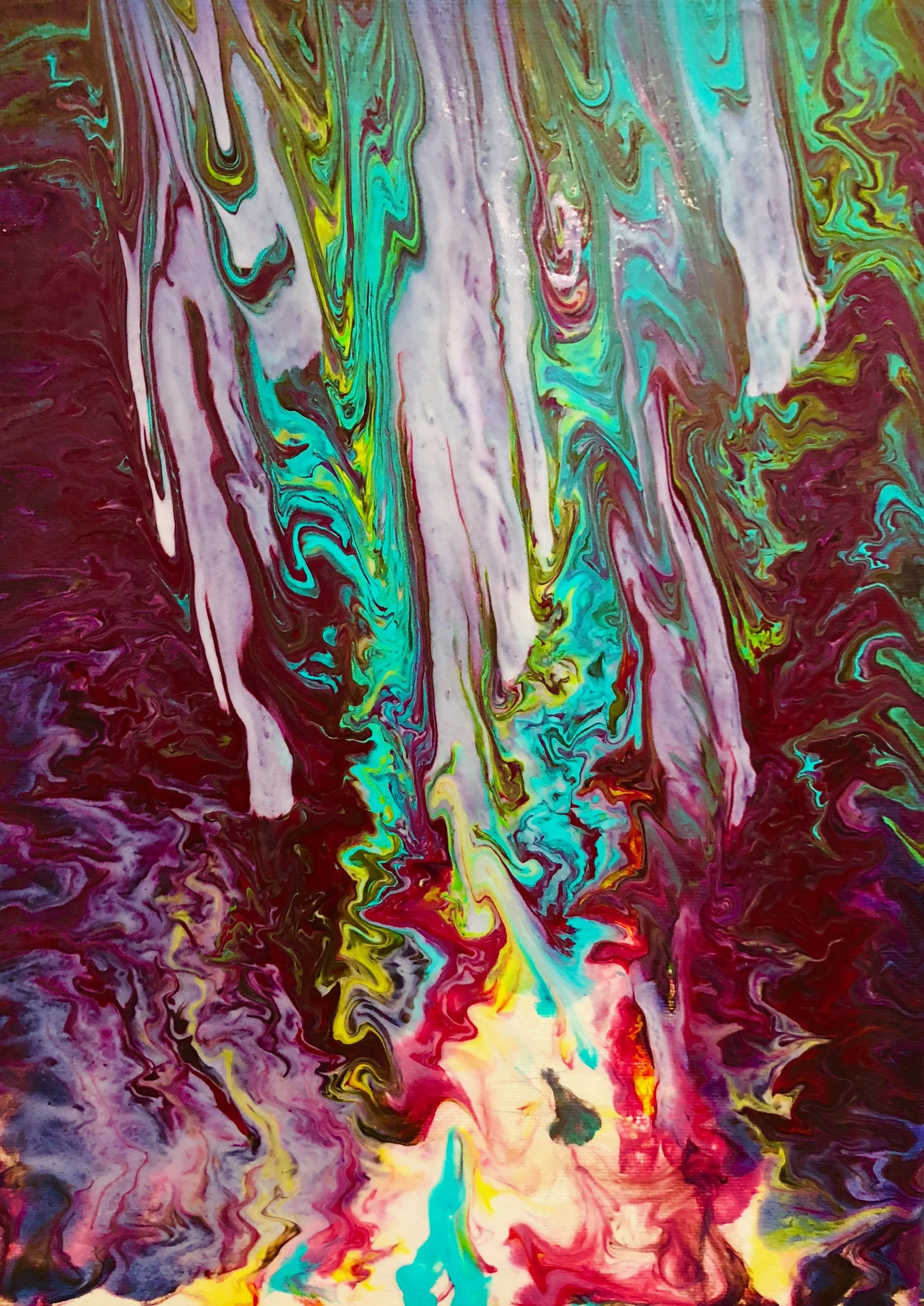 Wine & Paint Night - Pour Paint
