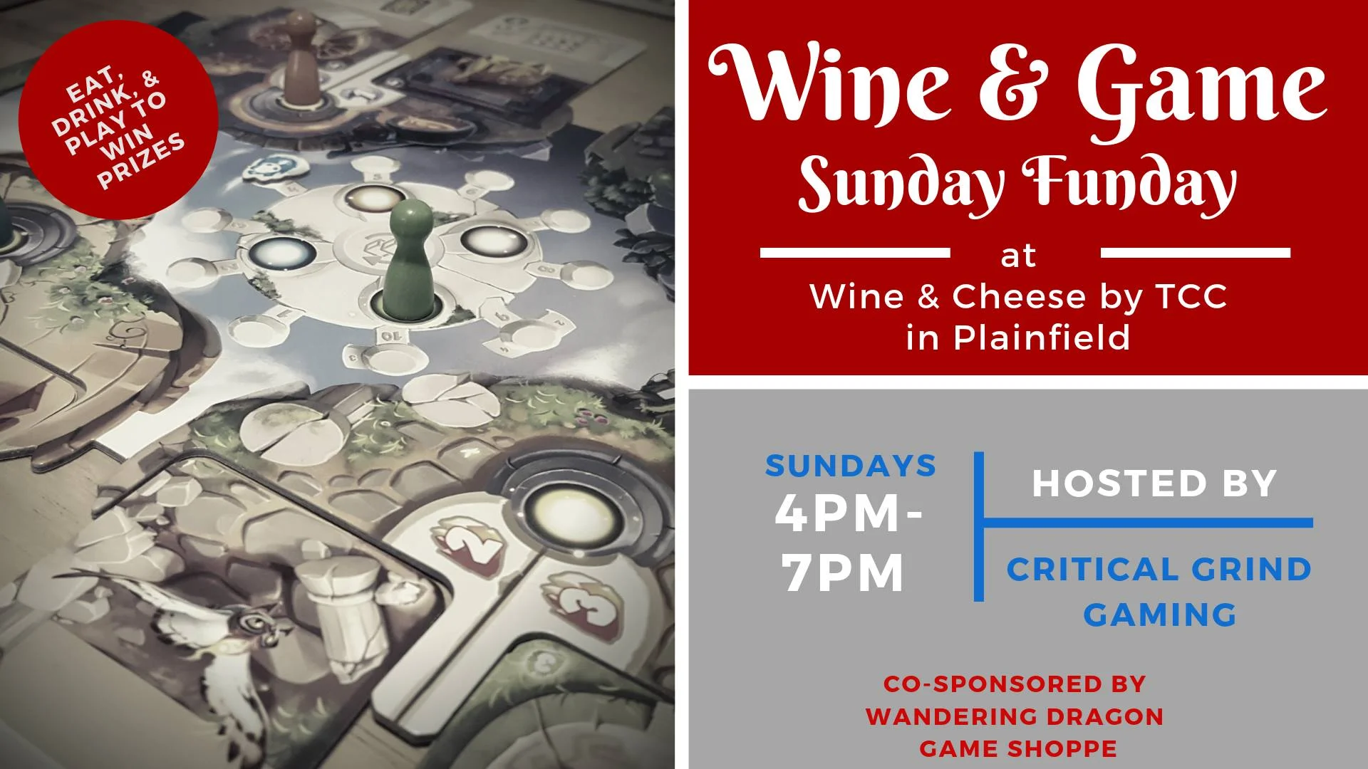 Wine &amp; Game Sunday Fundays