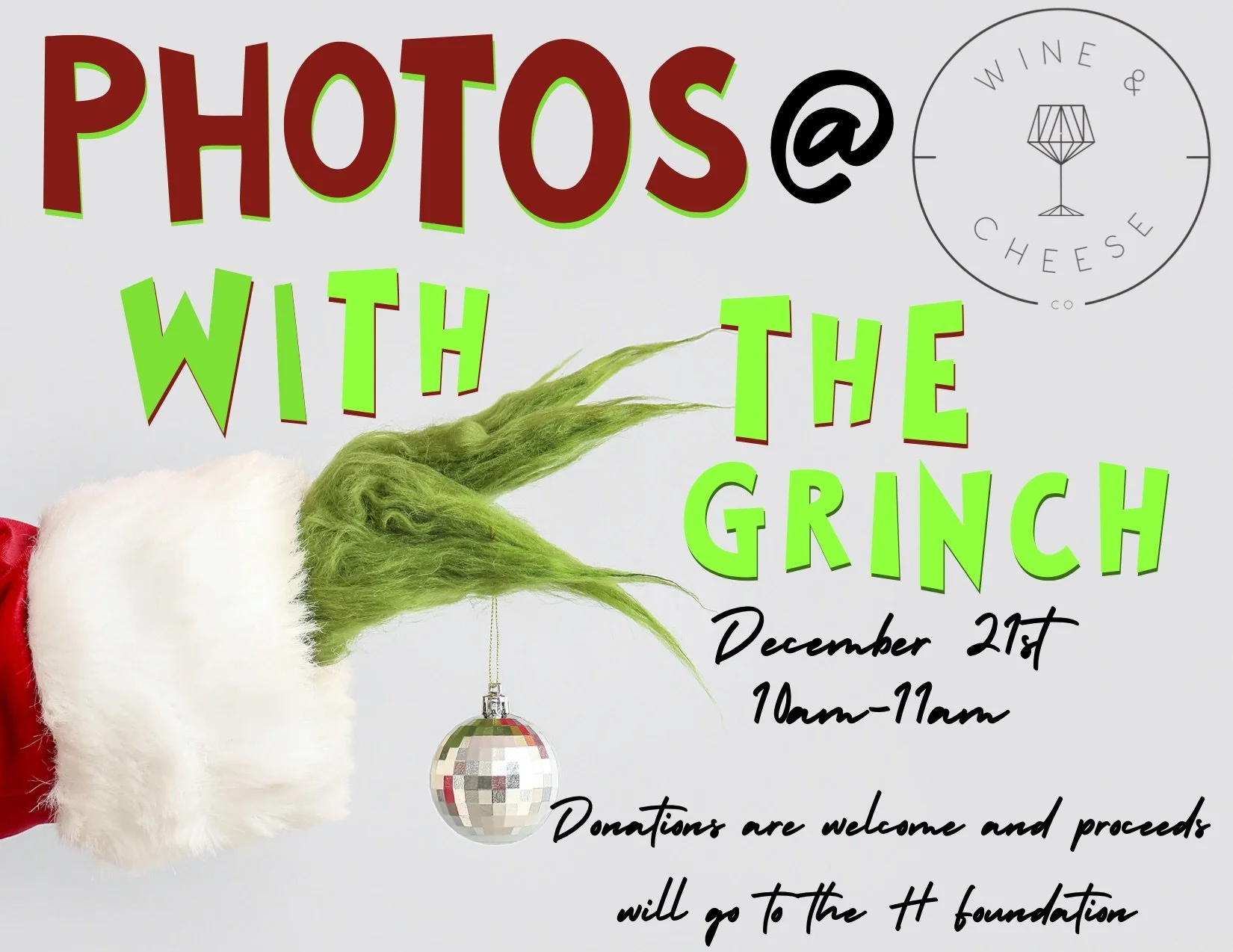 Pictures with the Grinch!