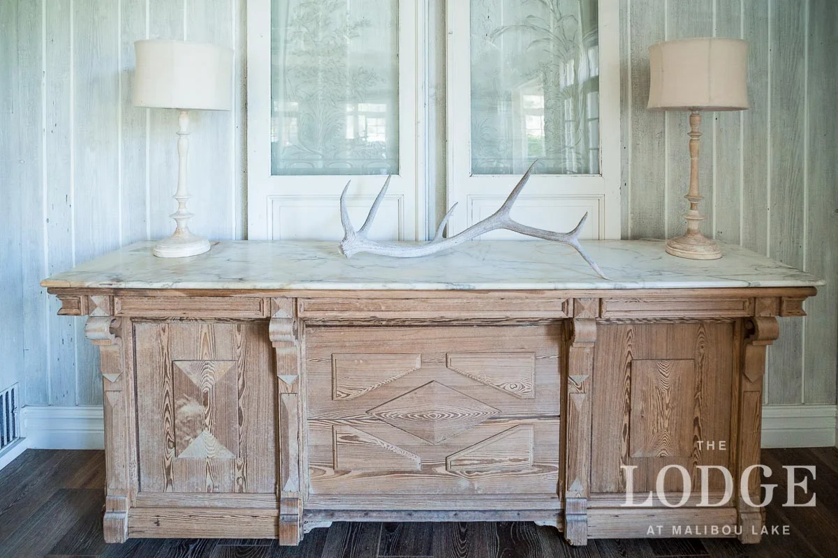 8' Marble Sideboard