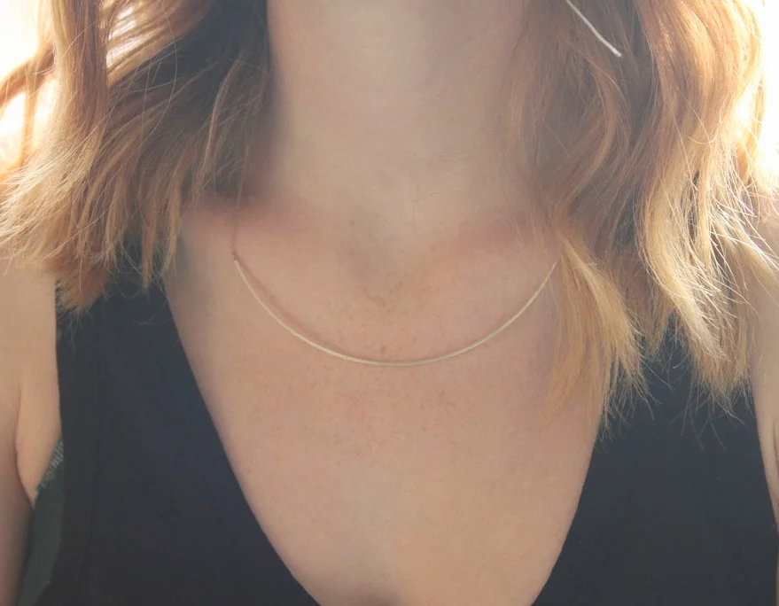 lust list // rose gold necklace