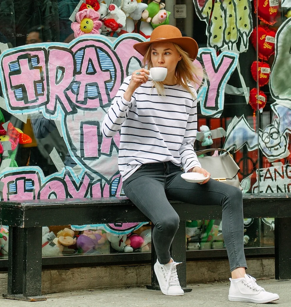 streetstyle // b&w stripes 