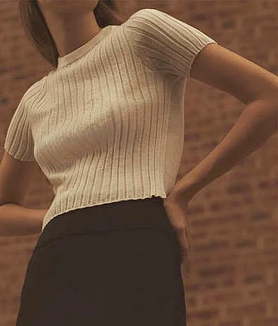 lust list // cropped crewneck tee