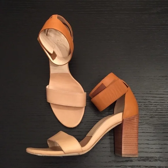 lust list // nude block heel sandals
