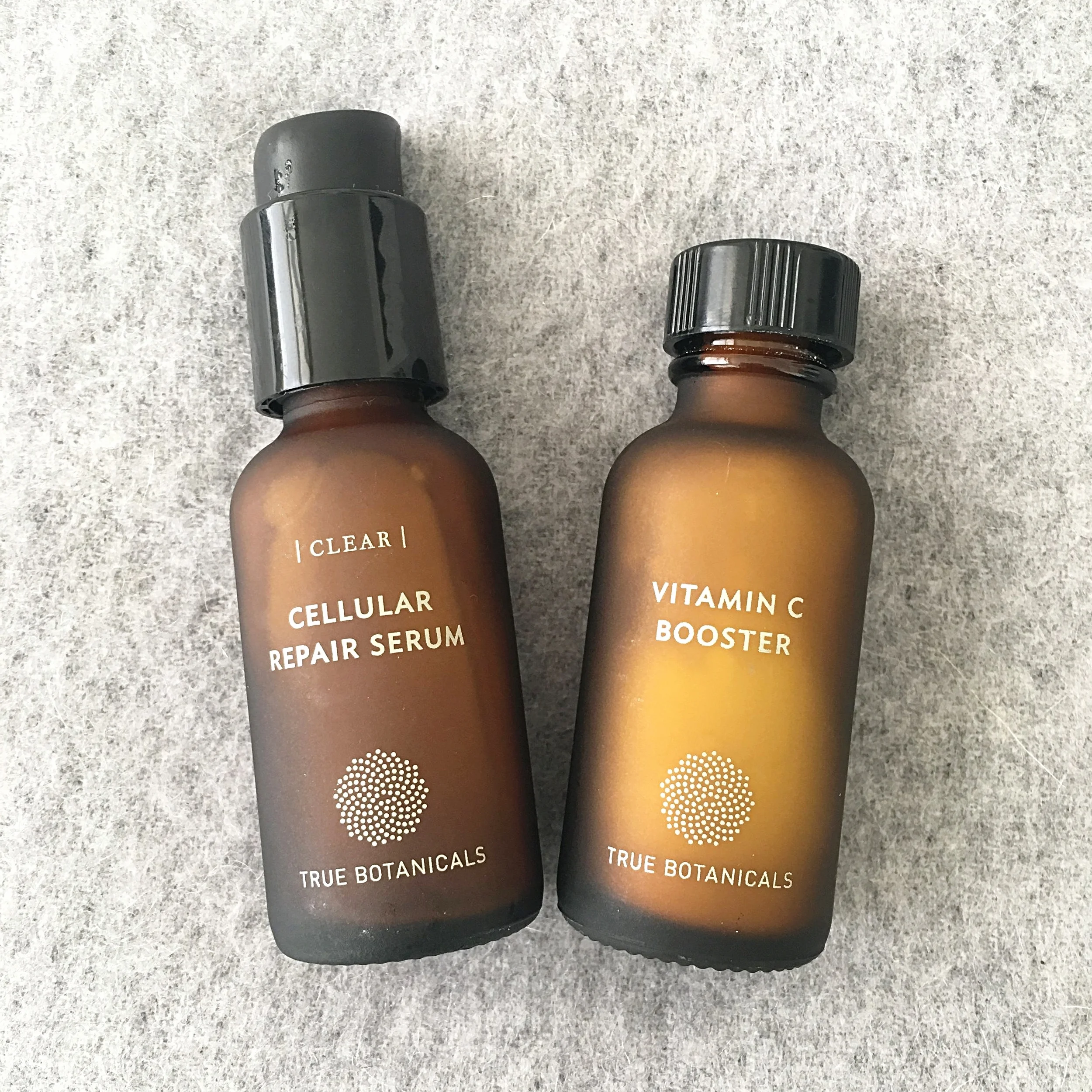 fave products // true botanicals renewal serum & vitamin c booster