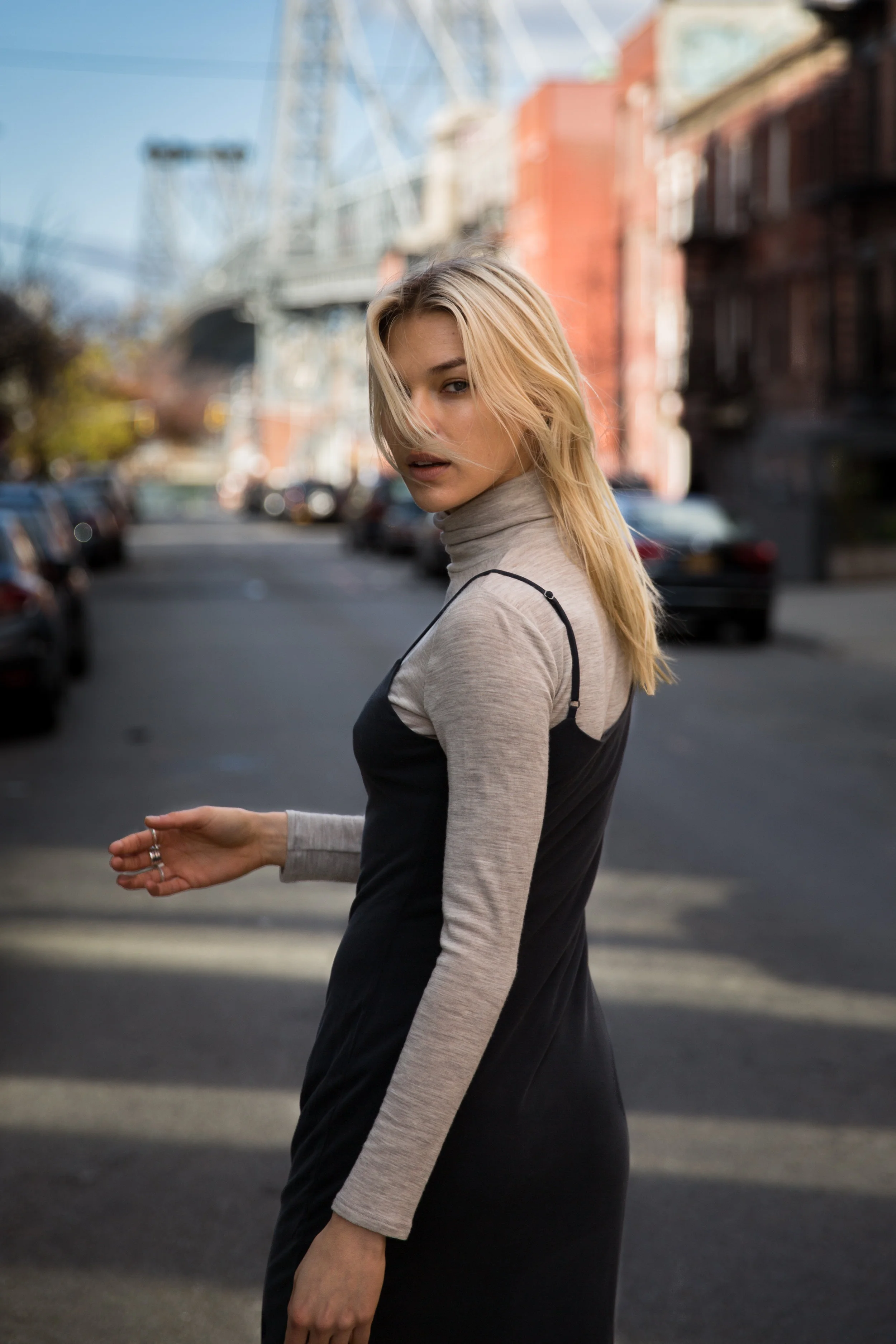 streetstyle // layered dress