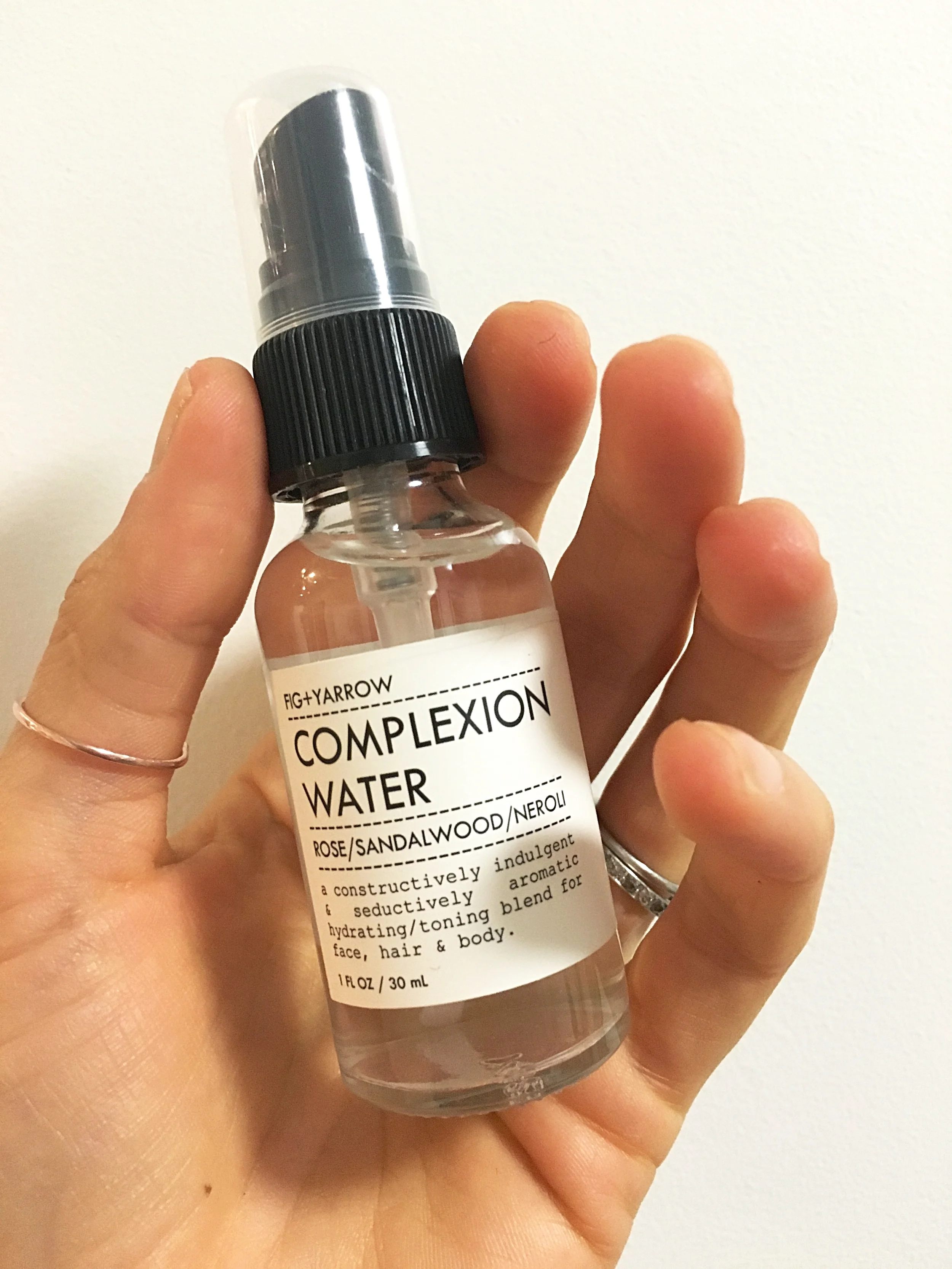 fave products // fig & yarrow complexion water