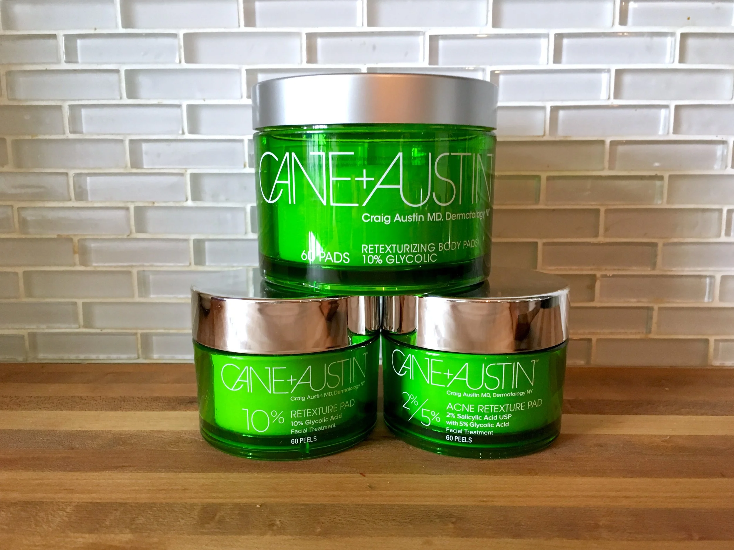 fave products // cane + austin glycolic acid retexture pads