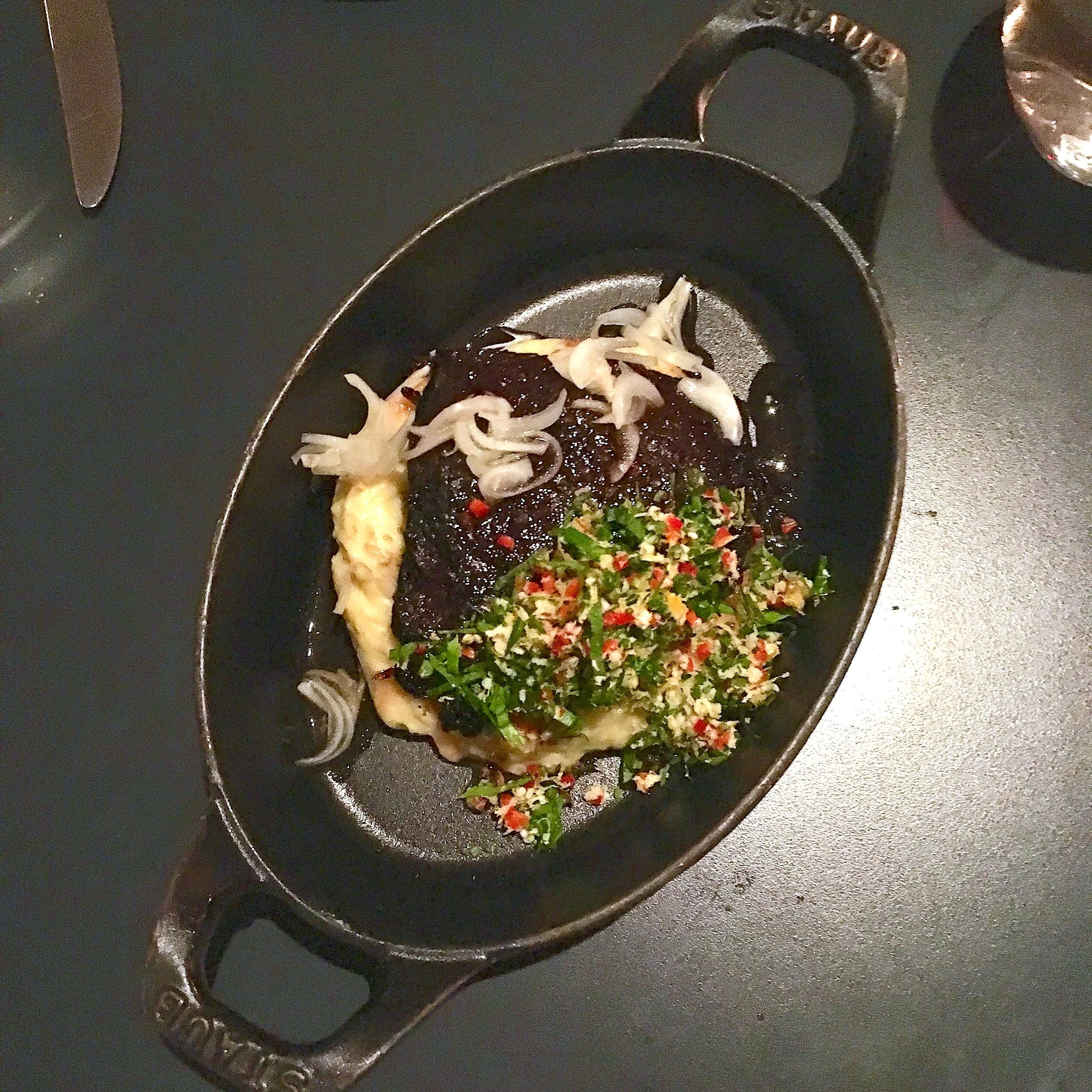 roasted short rib, horseradish gremolata, potato purée