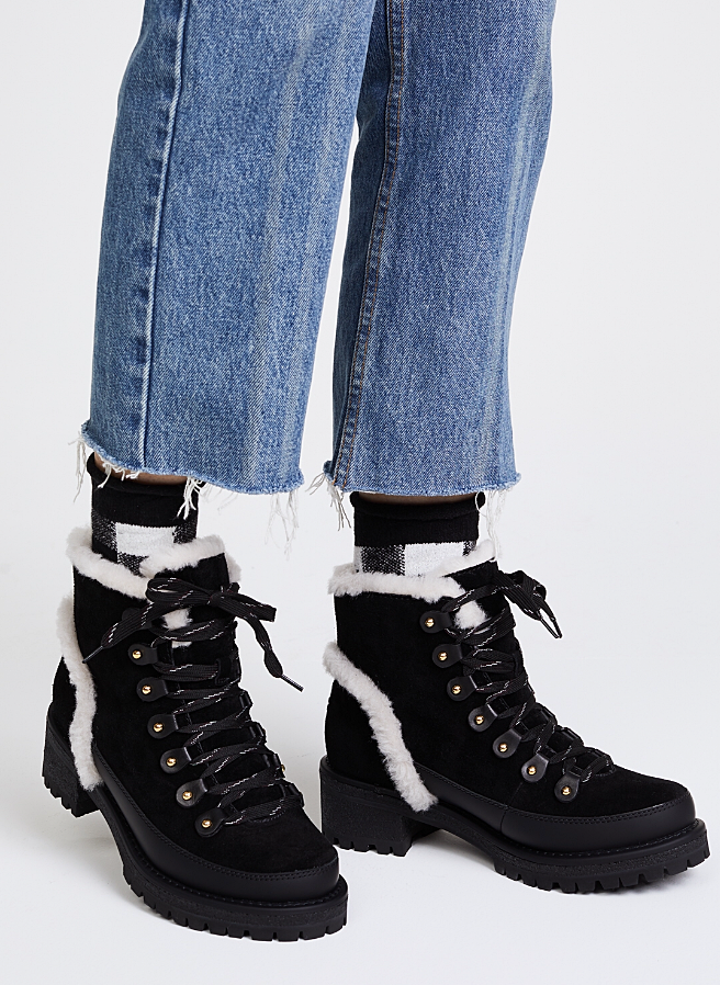 lust list // shearling booties