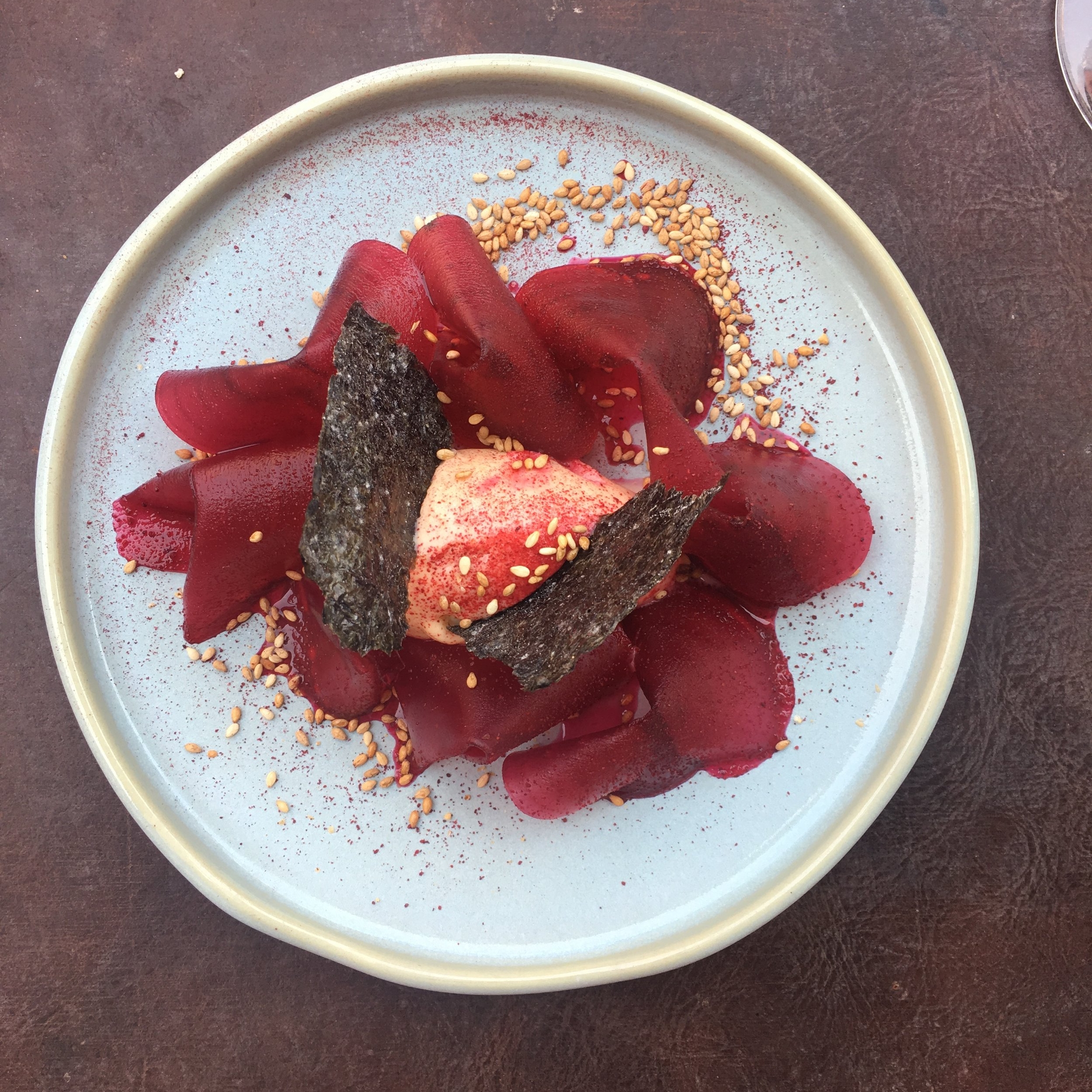 beetroot dessert