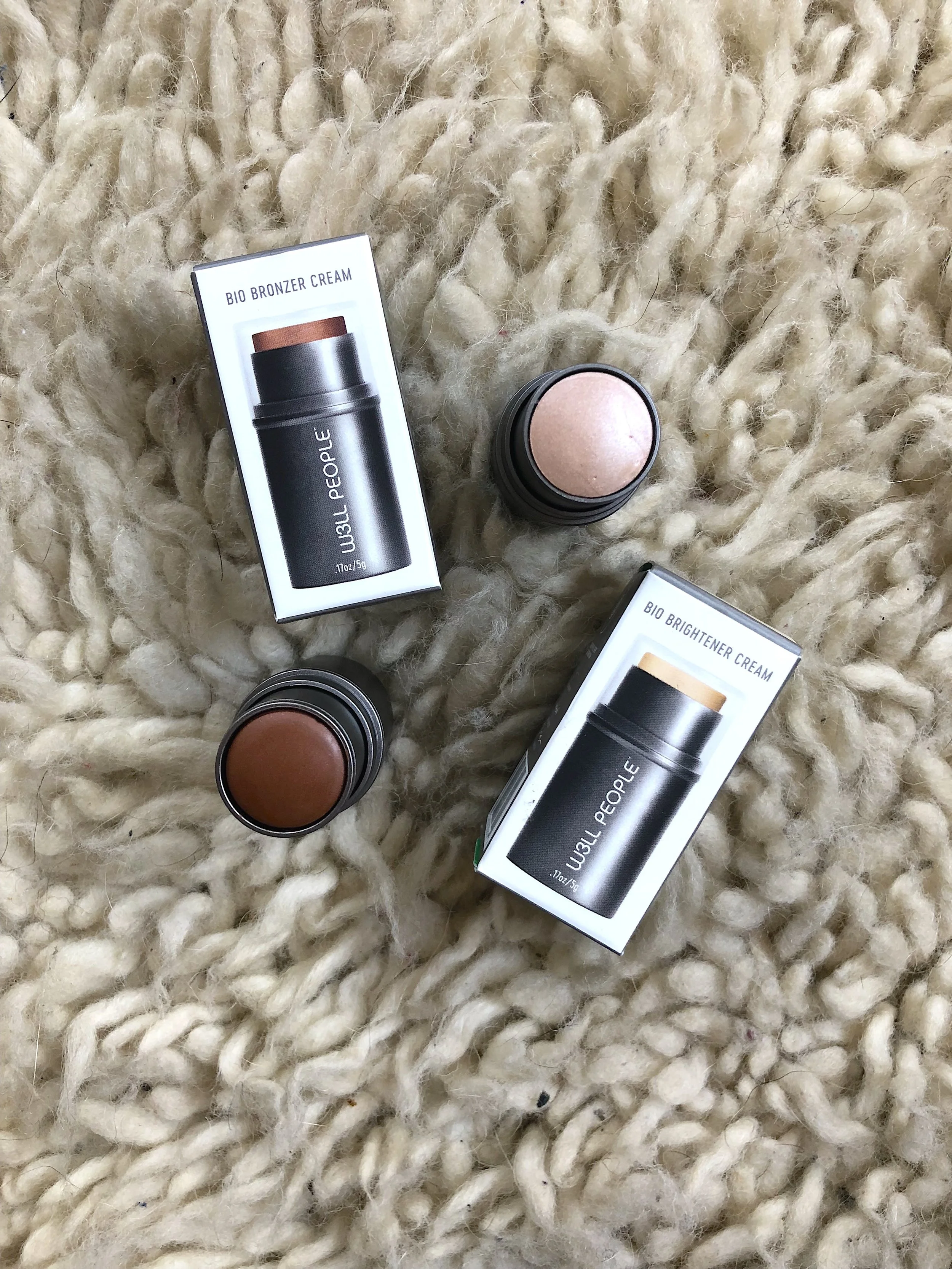 fave products // w3ll people bio brightener &amp; bronzer creams