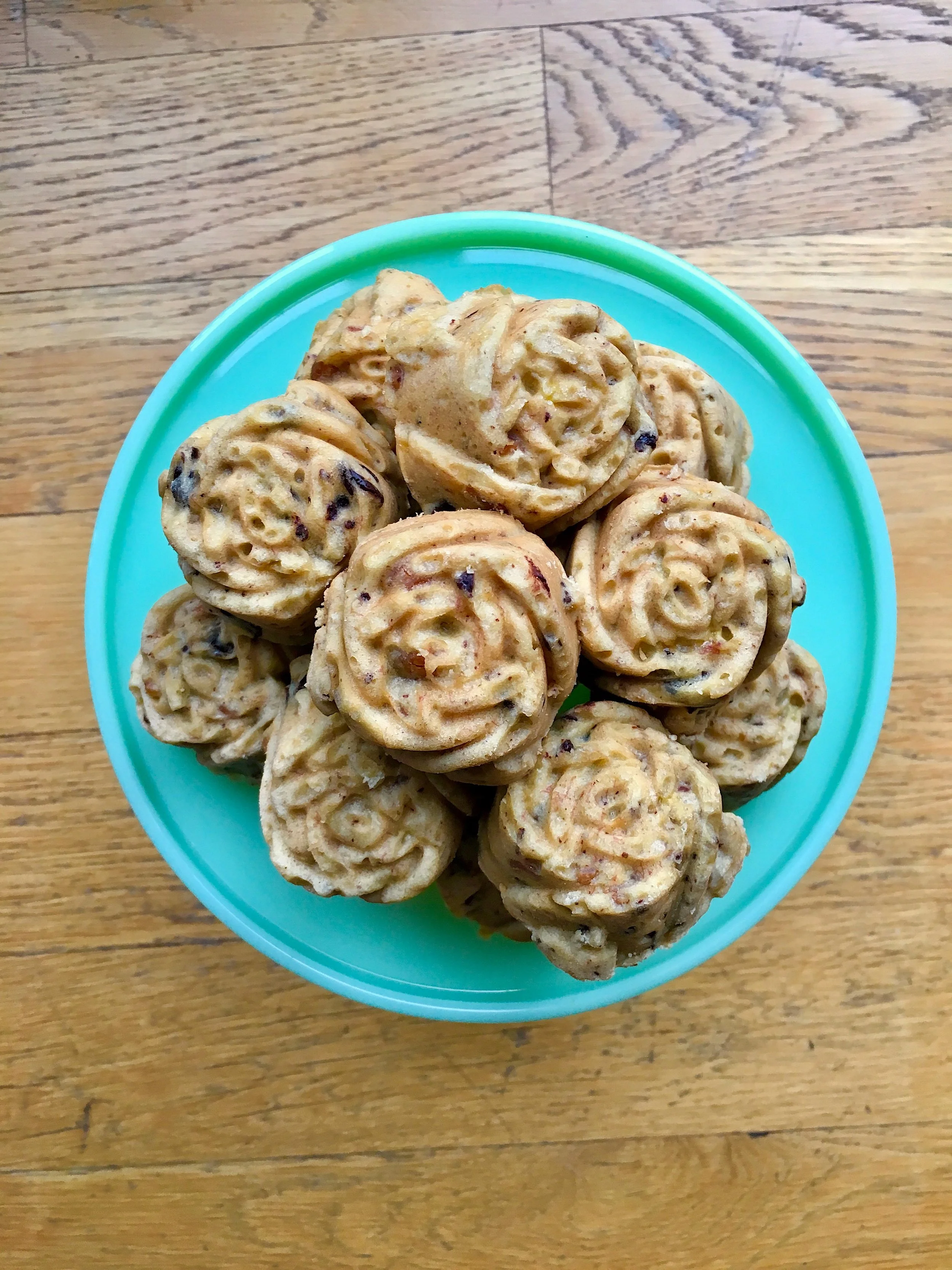 peanut butter banana chocolate chip muffins