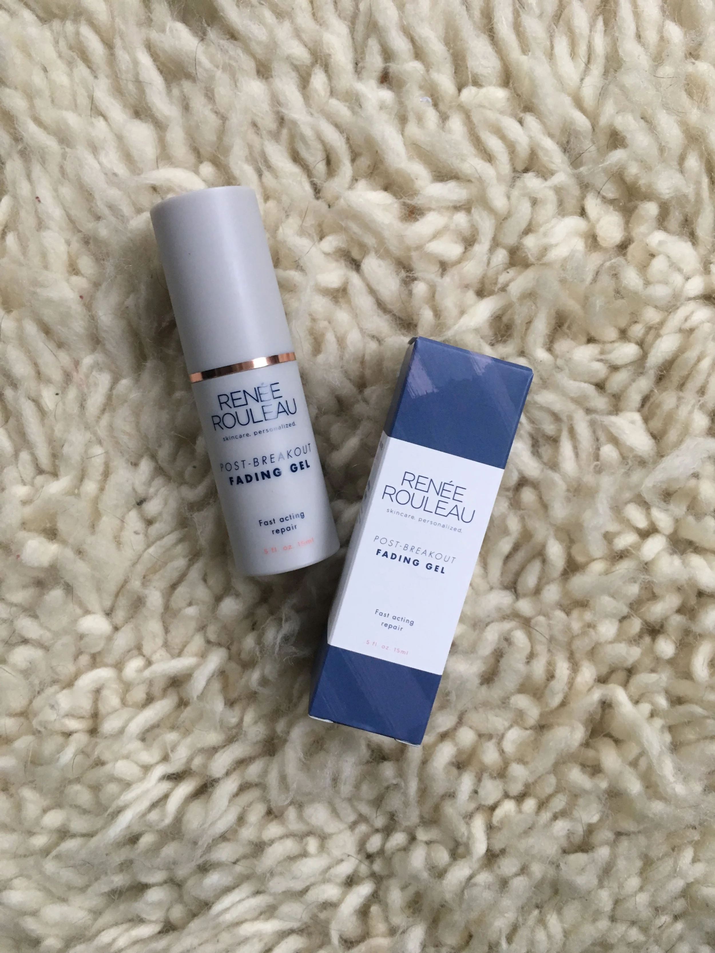 fave products // renée rouleau post-breakout fading gel