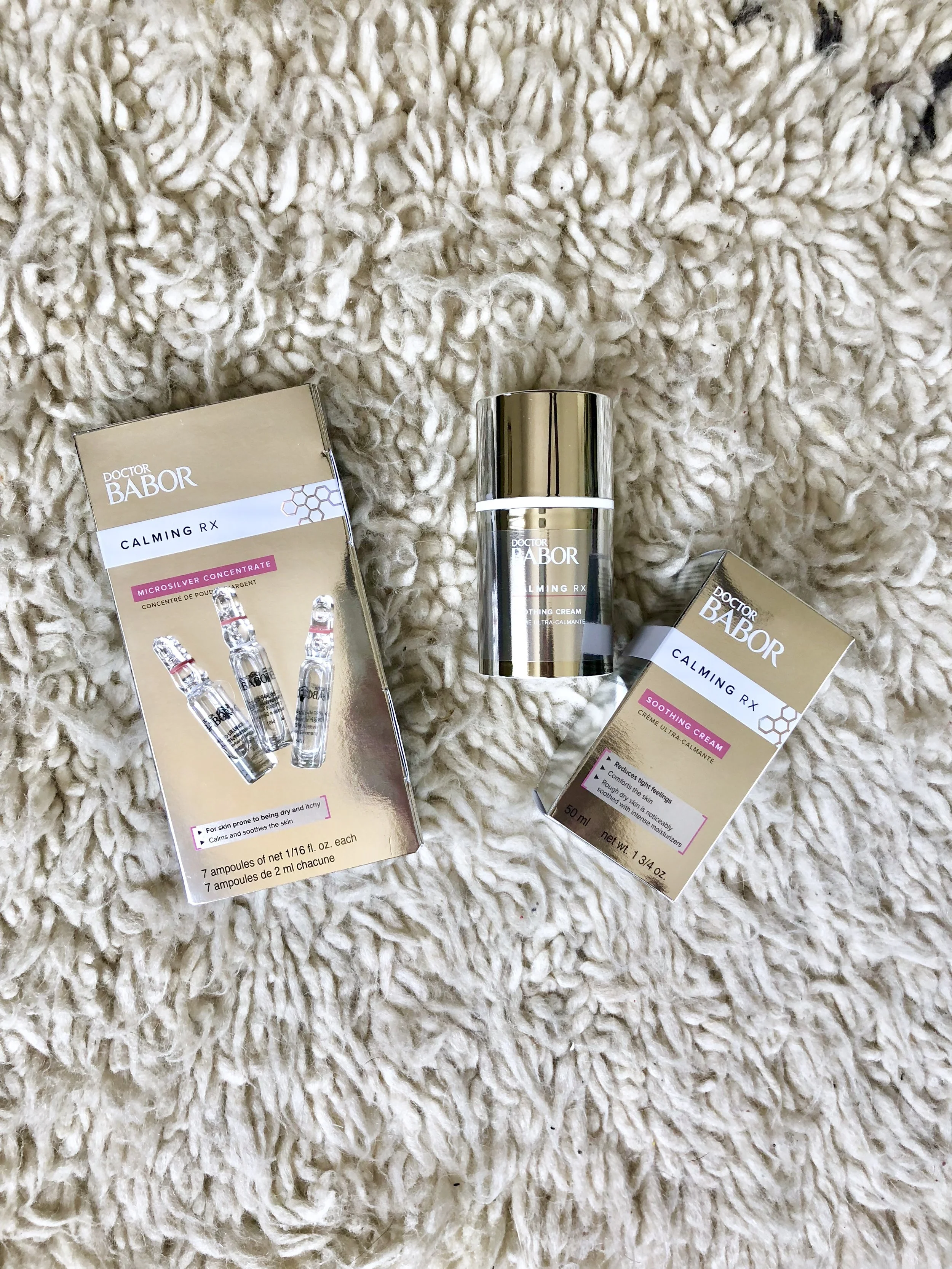 fave products // babor calming rx microsilver concentrate &amp; soothing cream