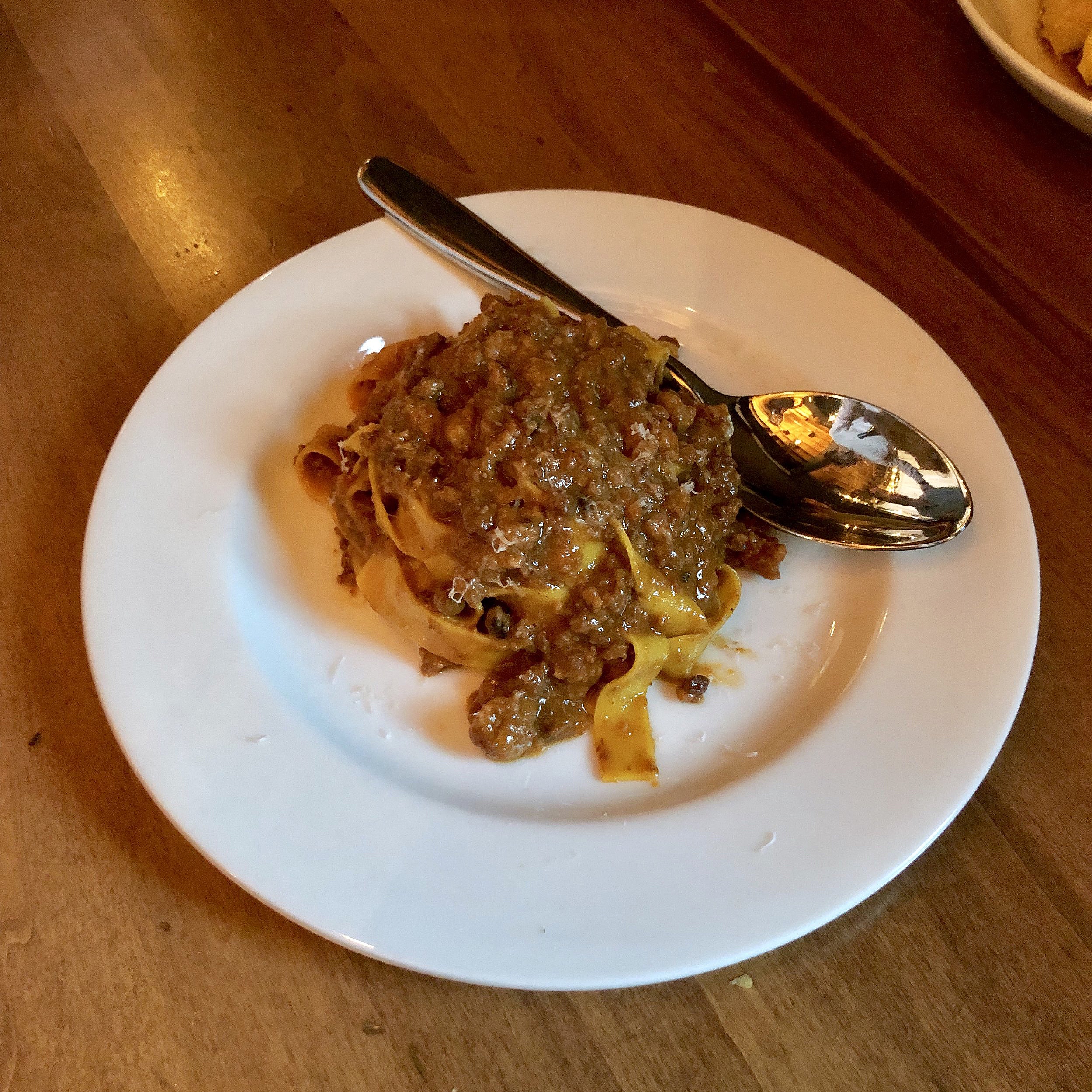 fettuccini with heritage pork ragu