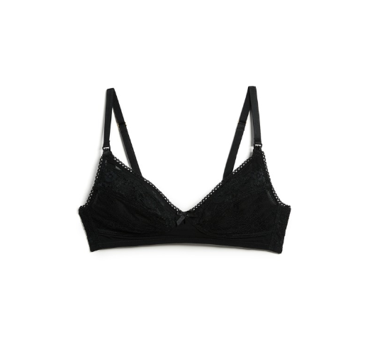 Rosie Pope Wireless Nursing Bra- Black