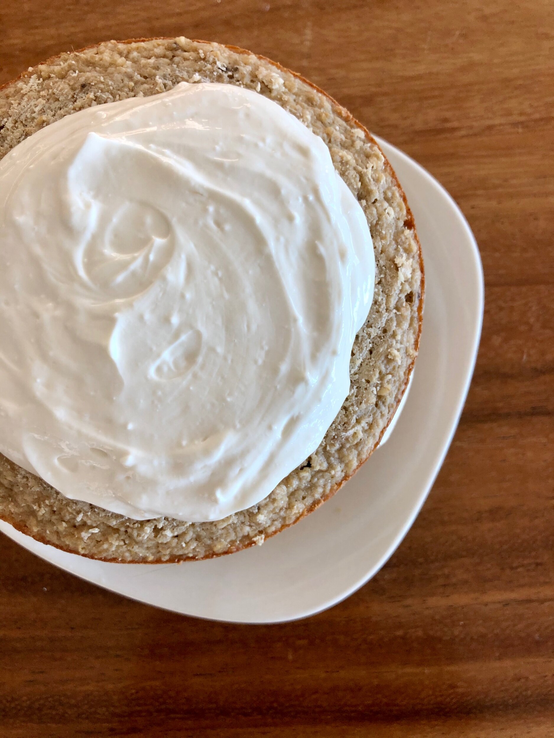 First Birthday Smash Cake with Yogurt Frosting