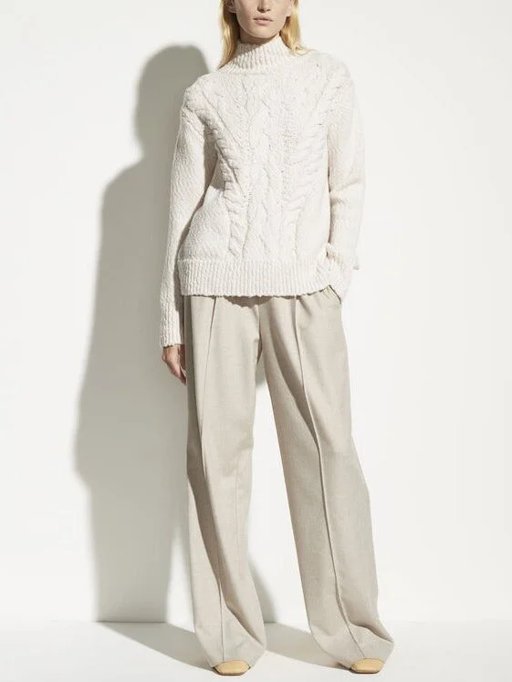 Vince Rising Cable Turtleneck