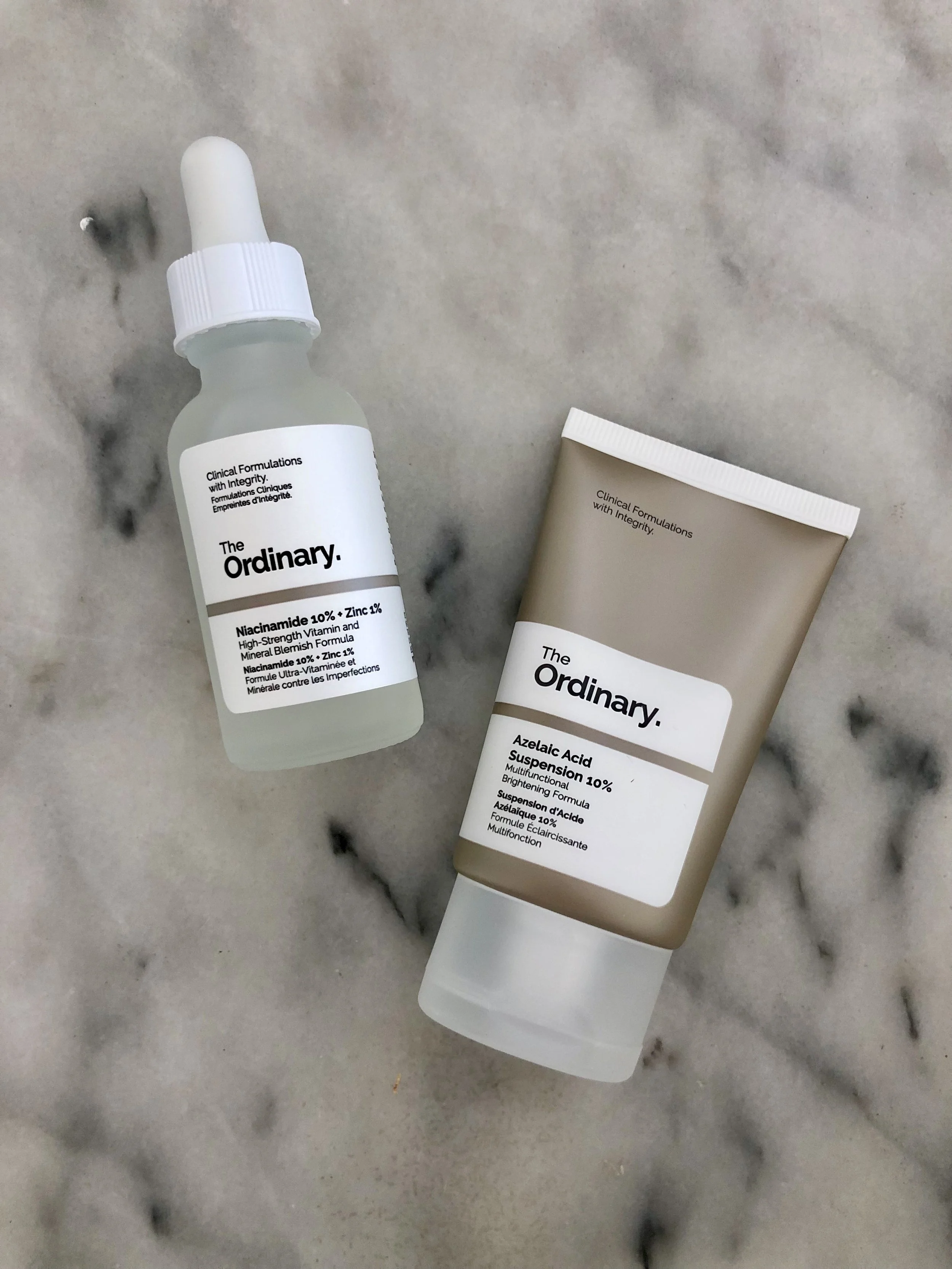 fave products // the ordinary niacinamide serum &amp; azelaic acid cream
