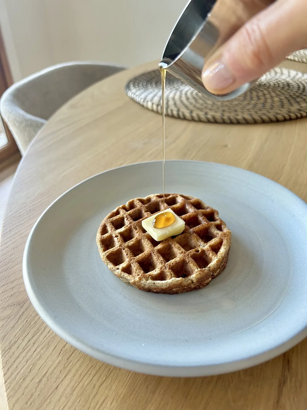 healthy blender waffles
