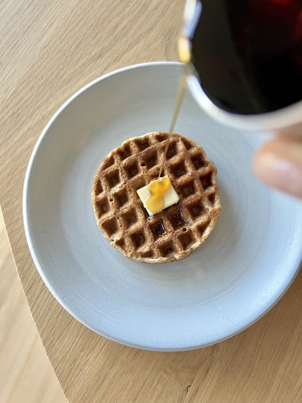 healthy blender waffles