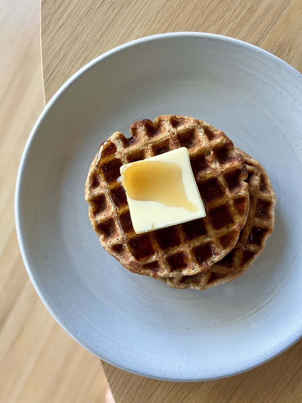 healthy blender waffles