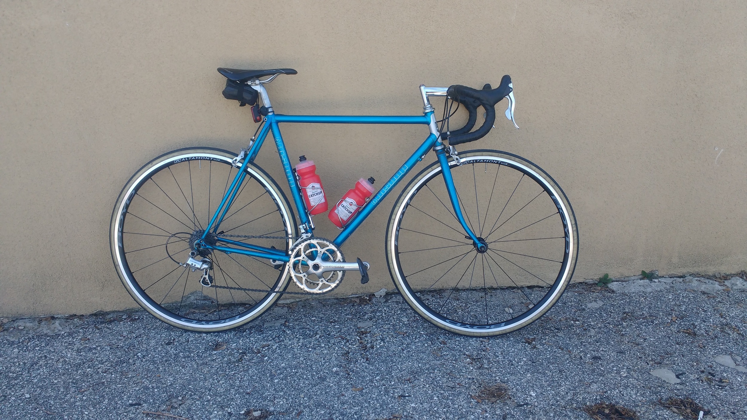 First ride on the new wheels